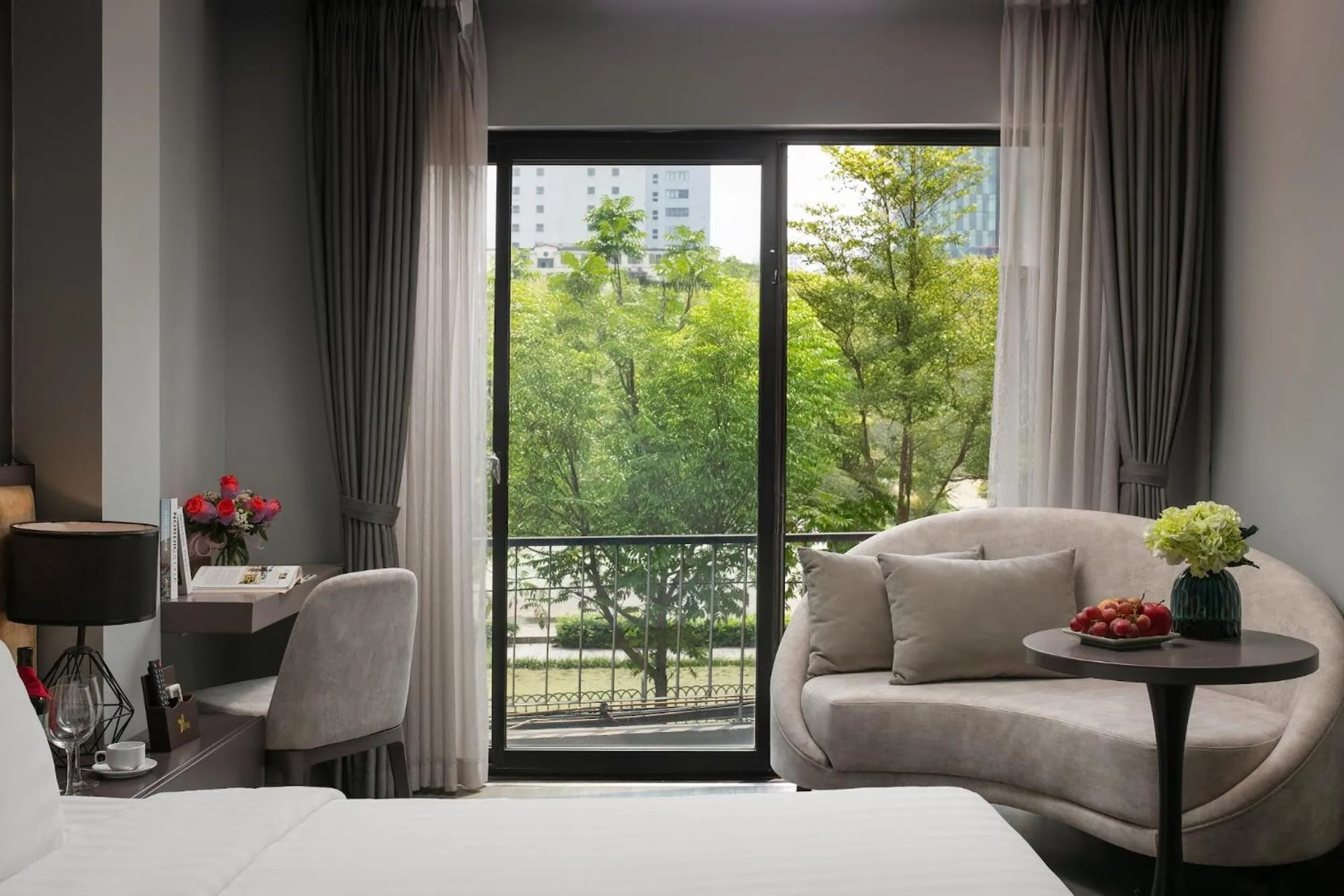 Double Room with Balcony in Hanoi Ping Luxury Hotel