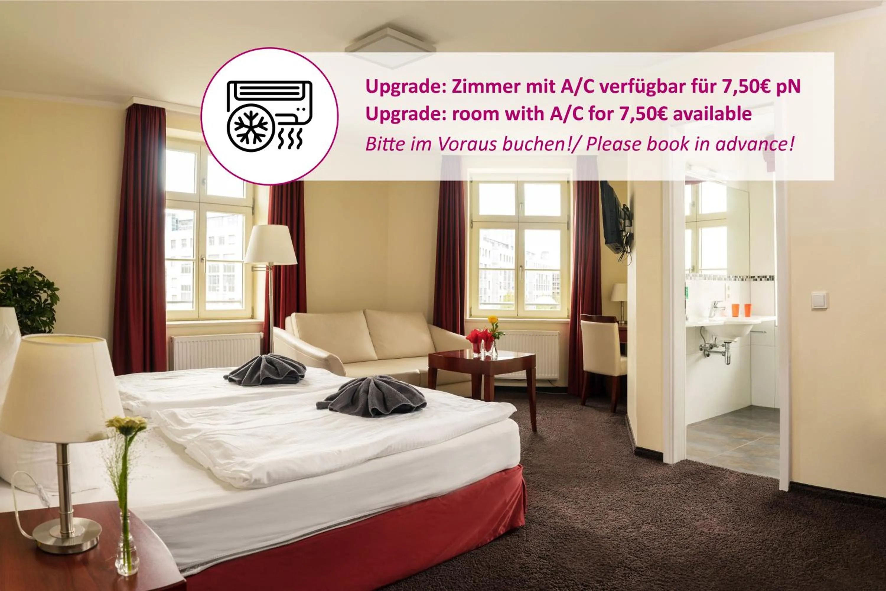Superior Double Room - single occupancy in SchlafGut AppartementHotel