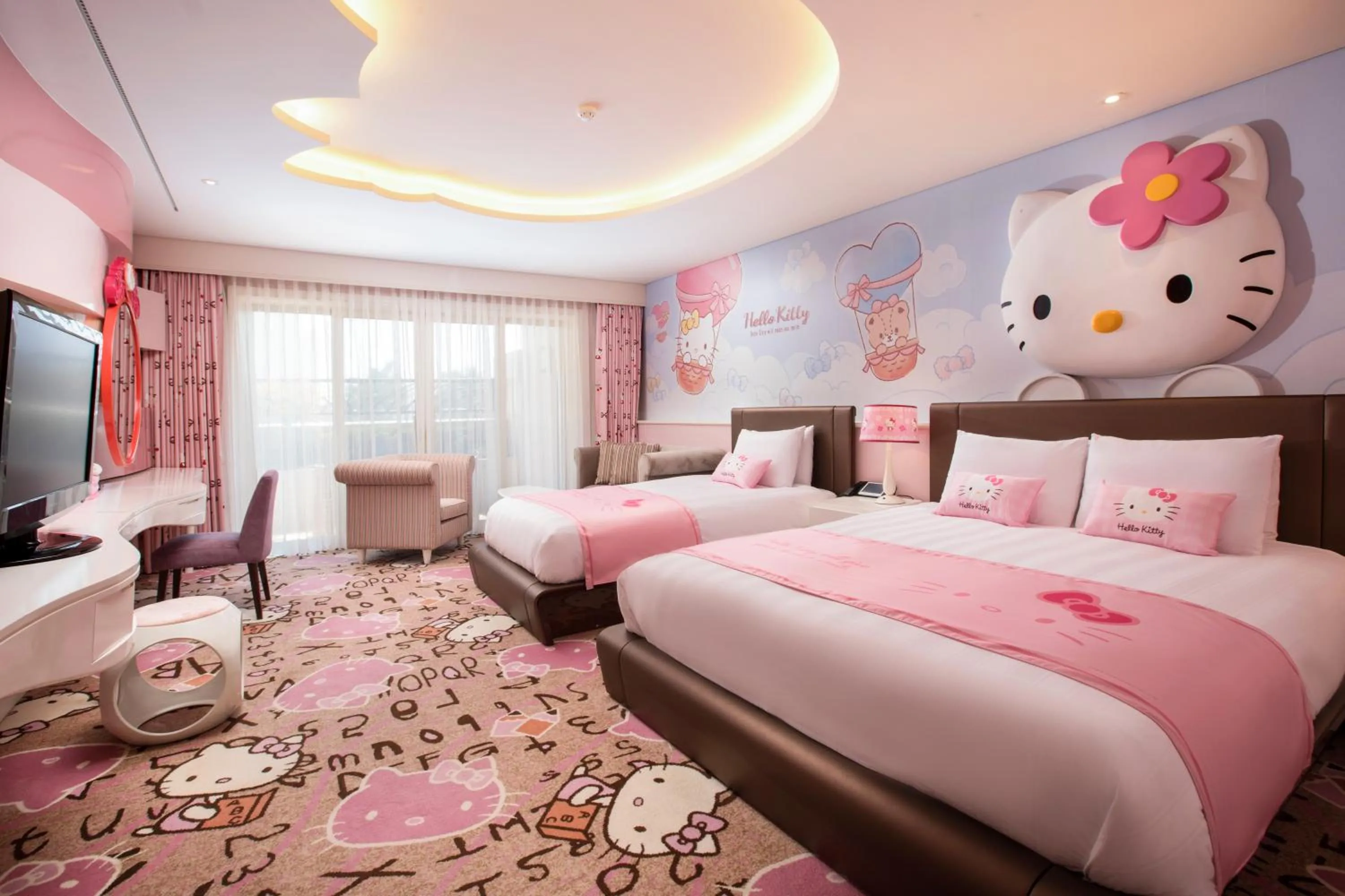 Hello Kitty Theme Room in Lotte Hotel Jeju