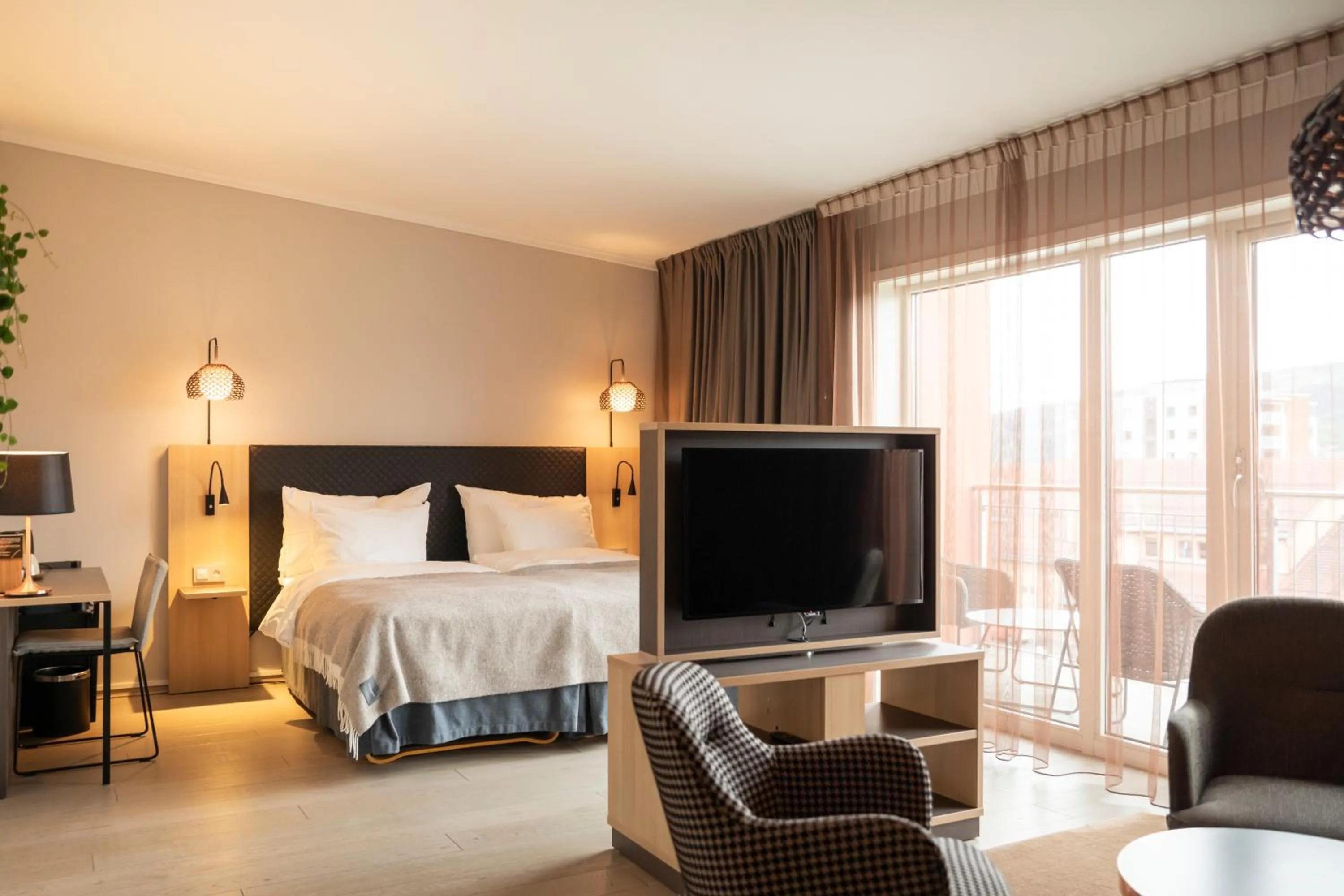 Deluxe Double Room with Balcony in Home Hotel Hammer