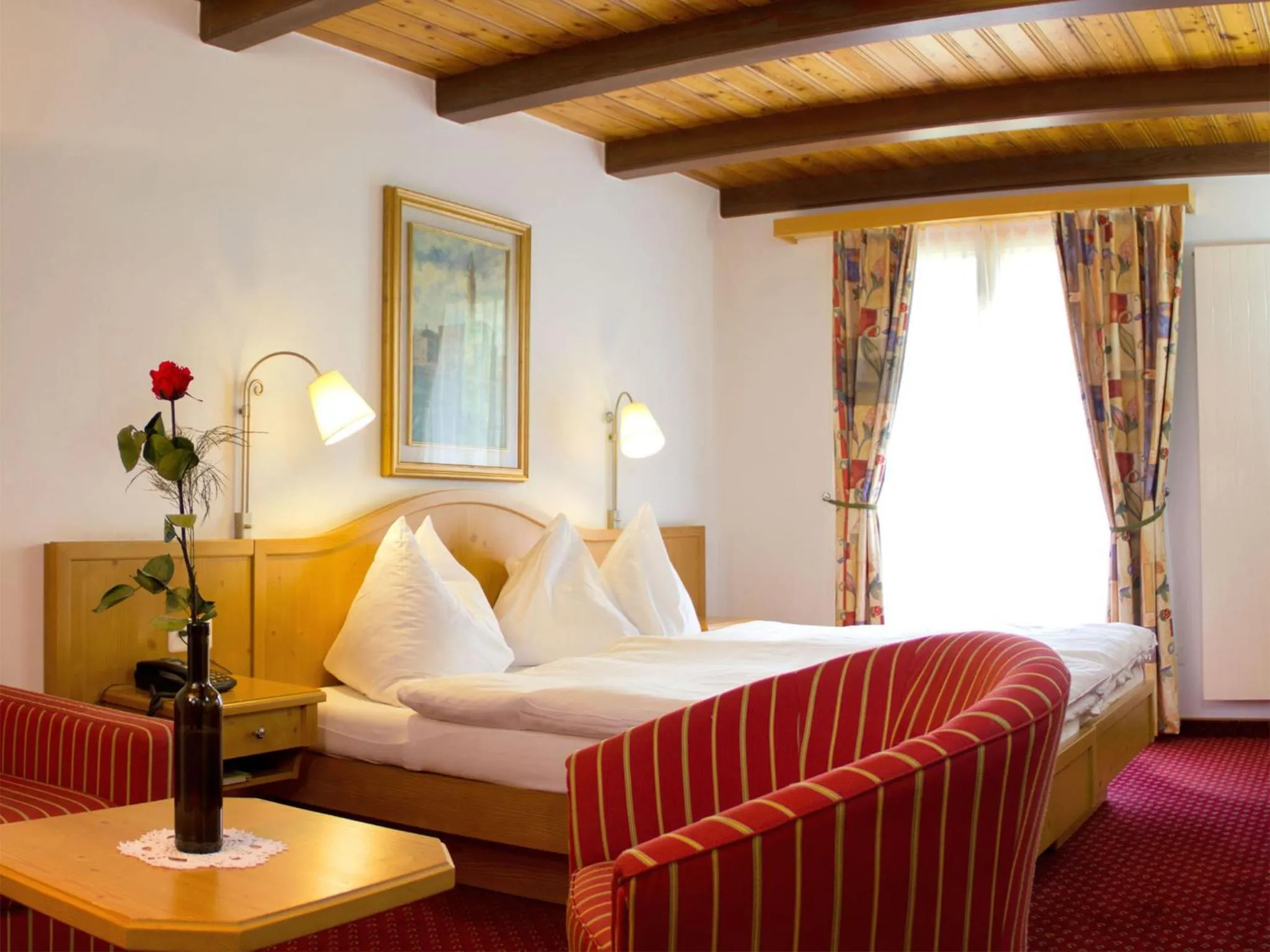 Superior Double Room with Balcony and Matterhorn View - single occupancy in Alpenblick