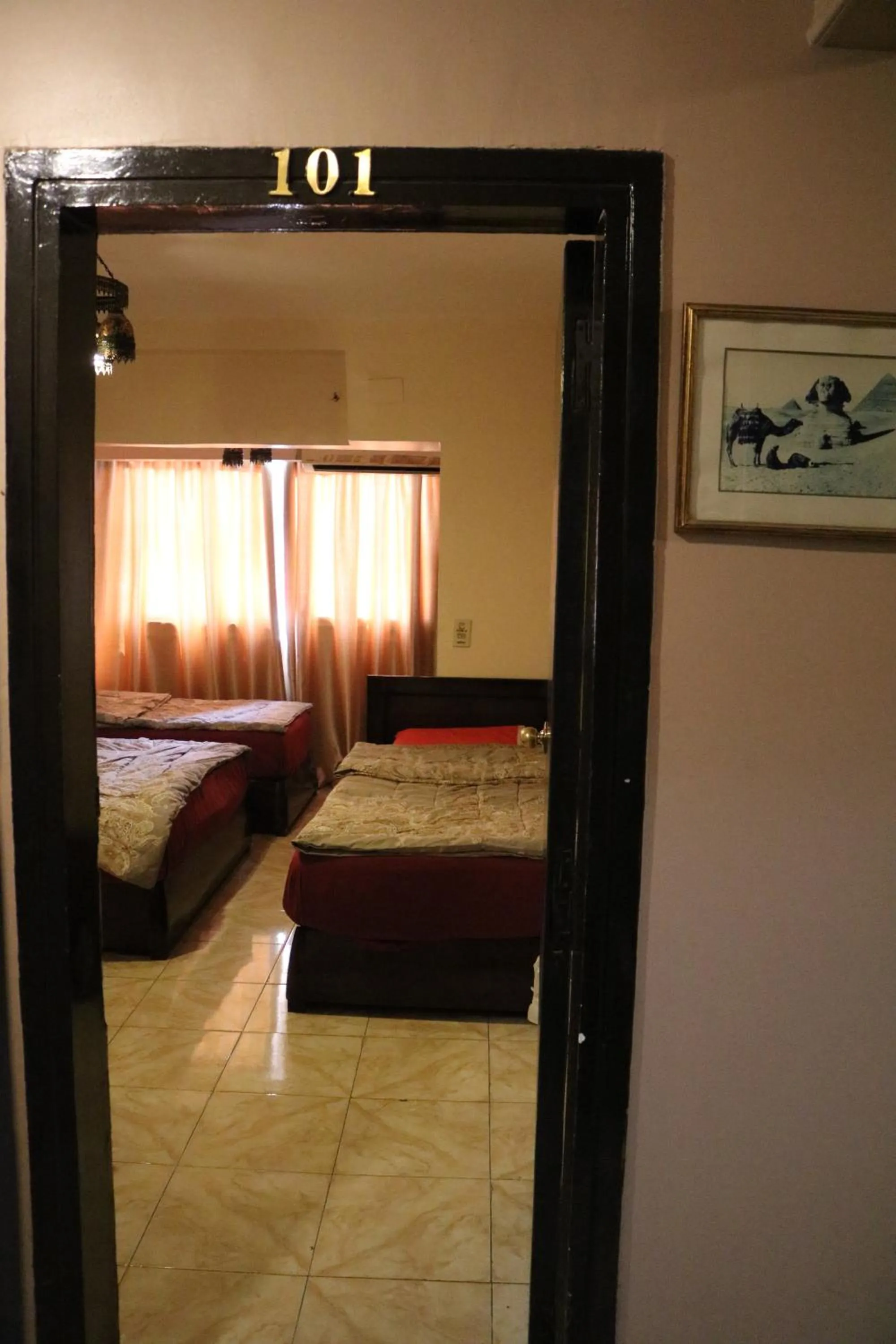 Quadruple Room with Shared Bathroom in Wake Up! Cairo Hostel
