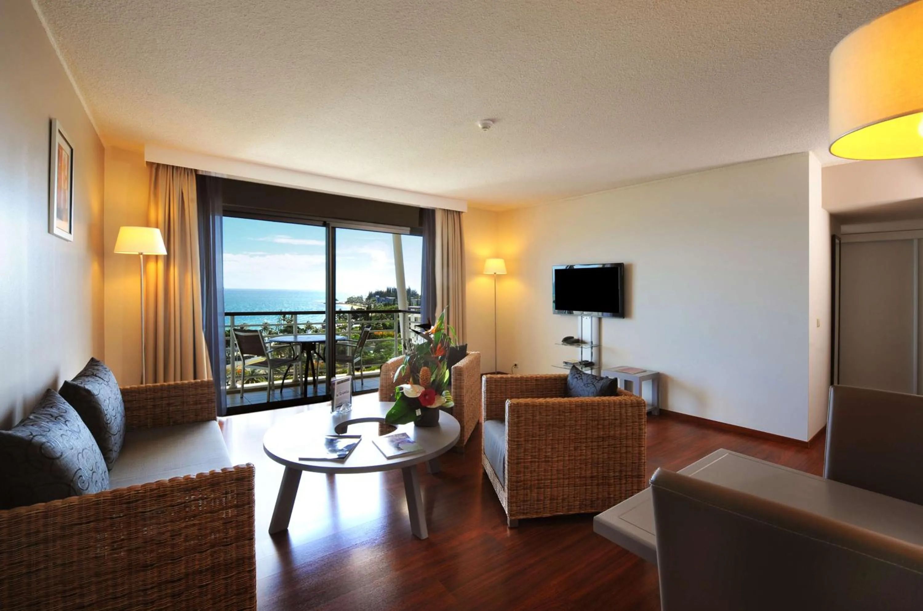 One-Bedroom Apartment with Ocean View in Hilton Noumea La Promenade Residences