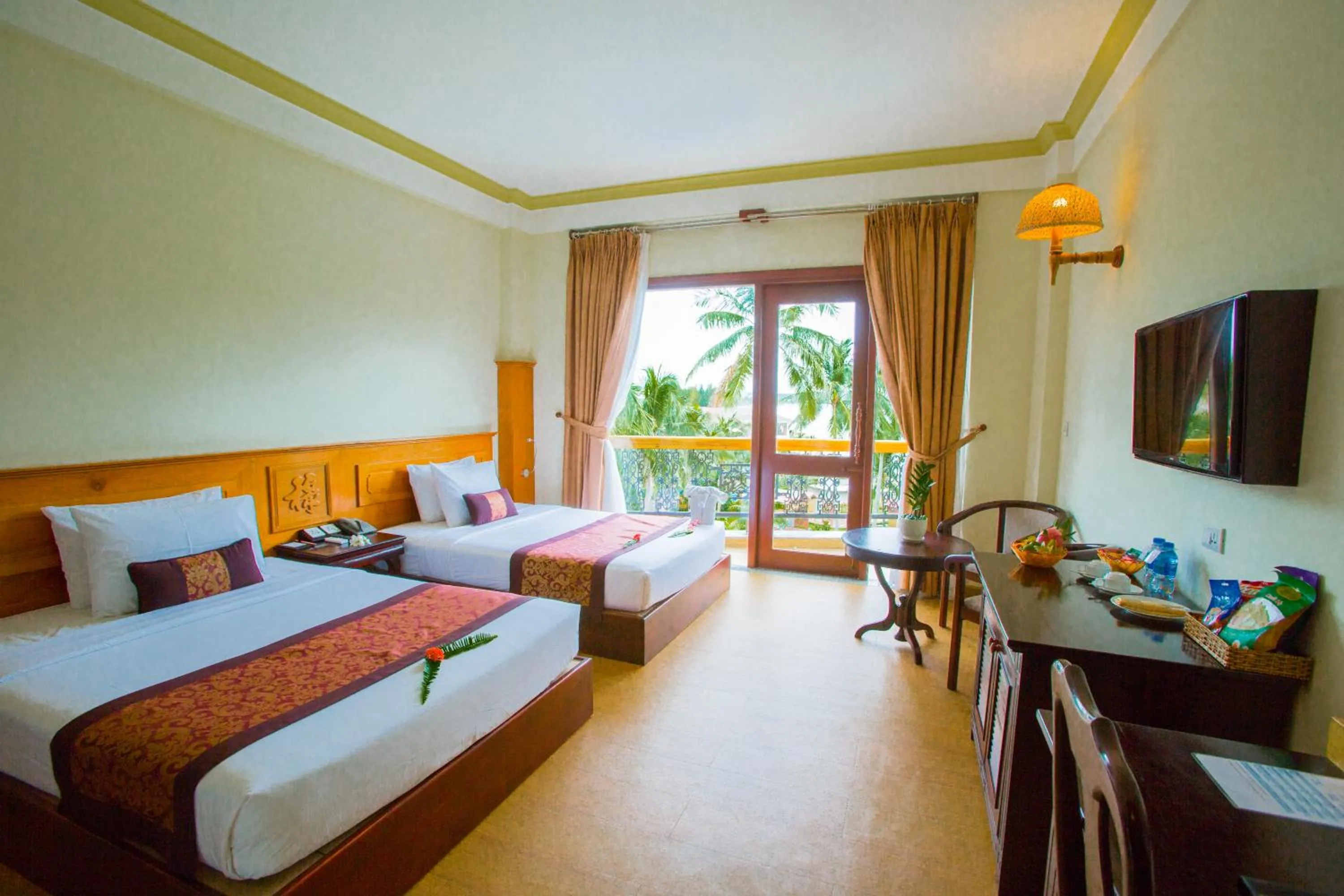 Deluxe Double or Twin Room with Garden View in Ca Ty Mui ne Beach Resort & Spa