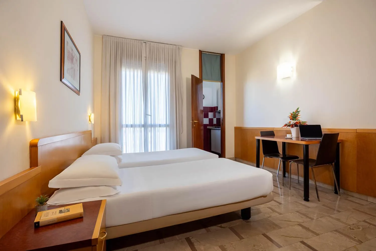 Twin Room with Kitchenette - single occupancy in iH Hotels Milano ApartHotel Argonne Park