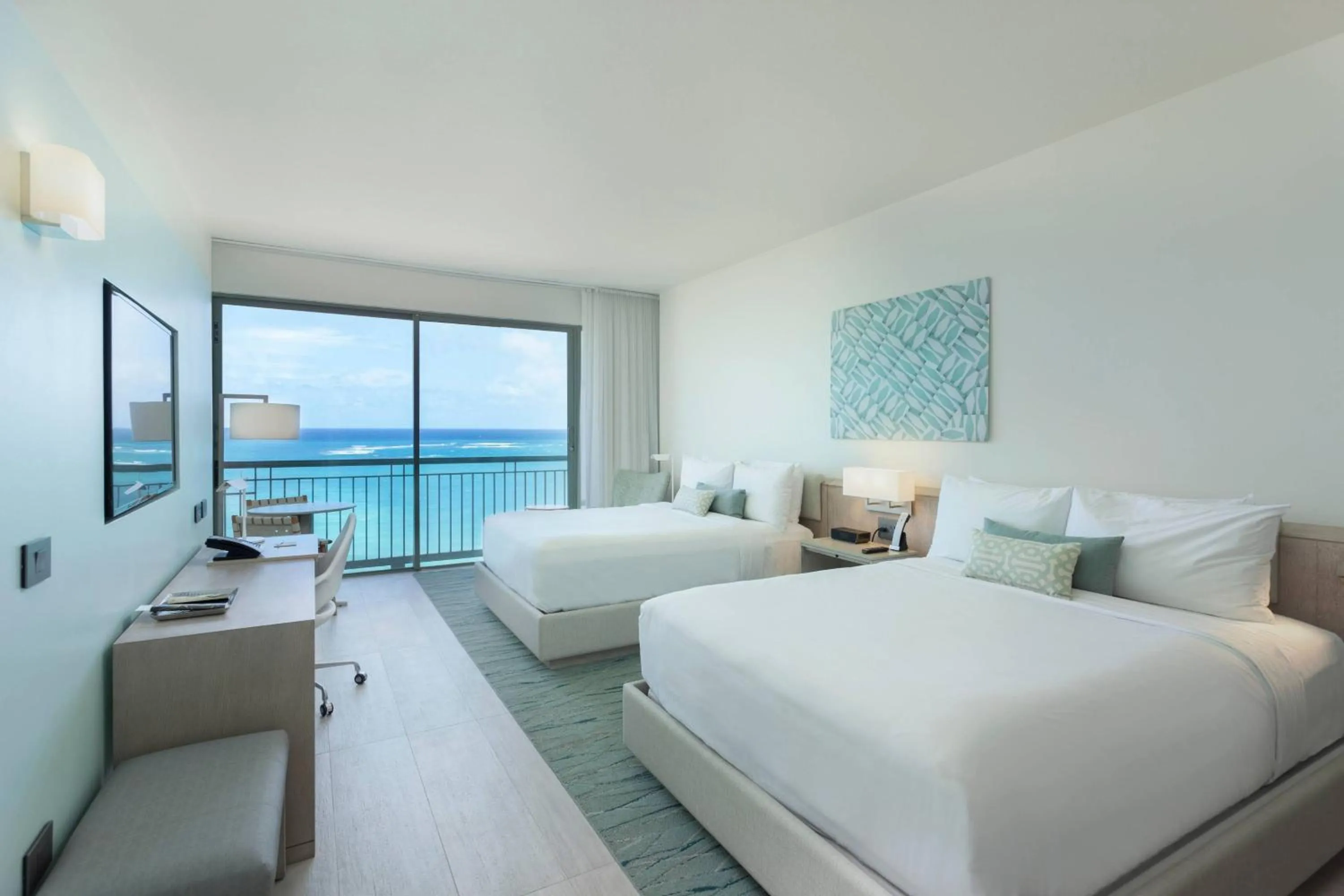 Deluxe Double Room with Two Double Beds and Ocean View in La Concha Resort, Puerto Rico, Autograph Collection