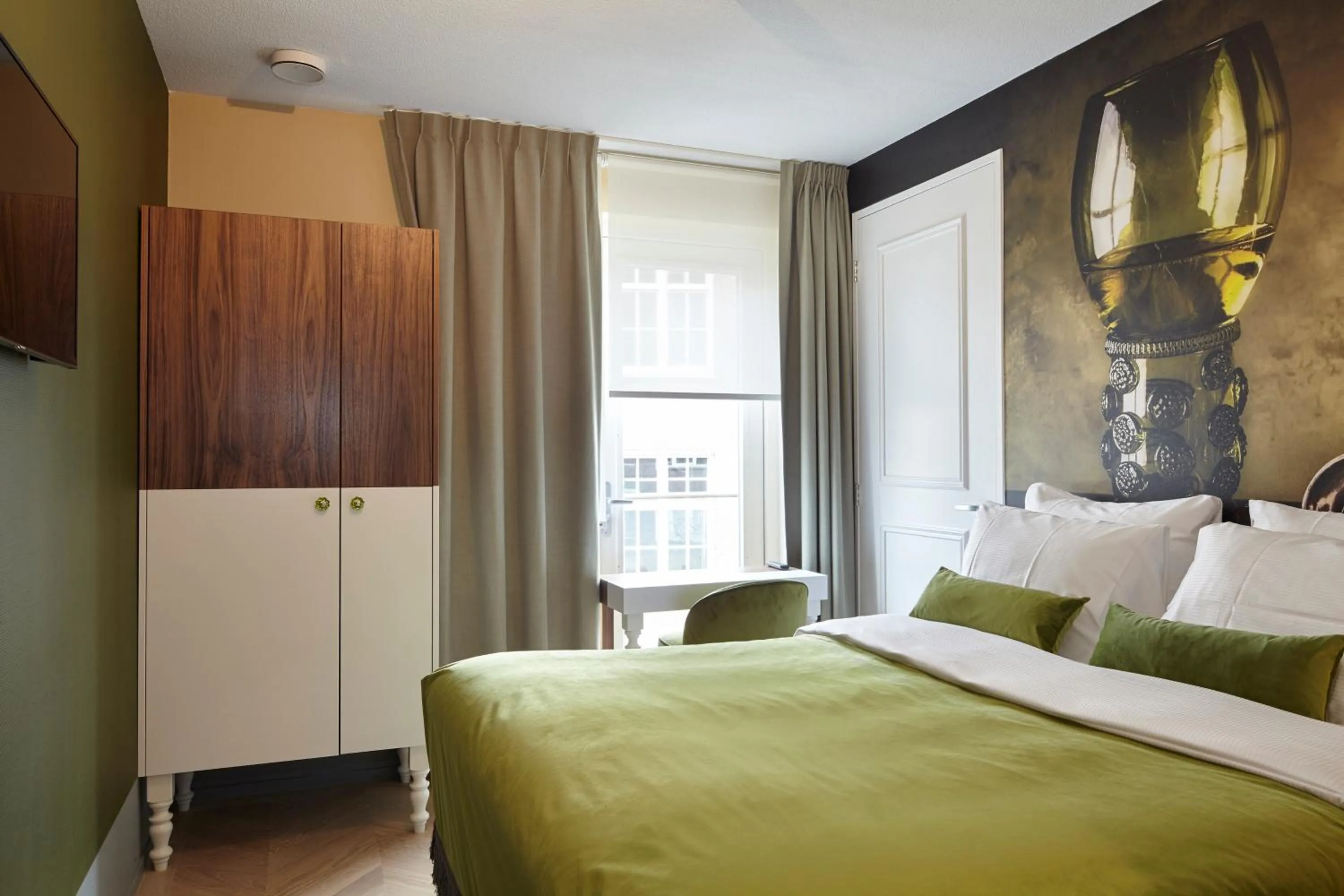 Standard Double Room with Balcony in The Muse Amsterdam - Boutique Hotel