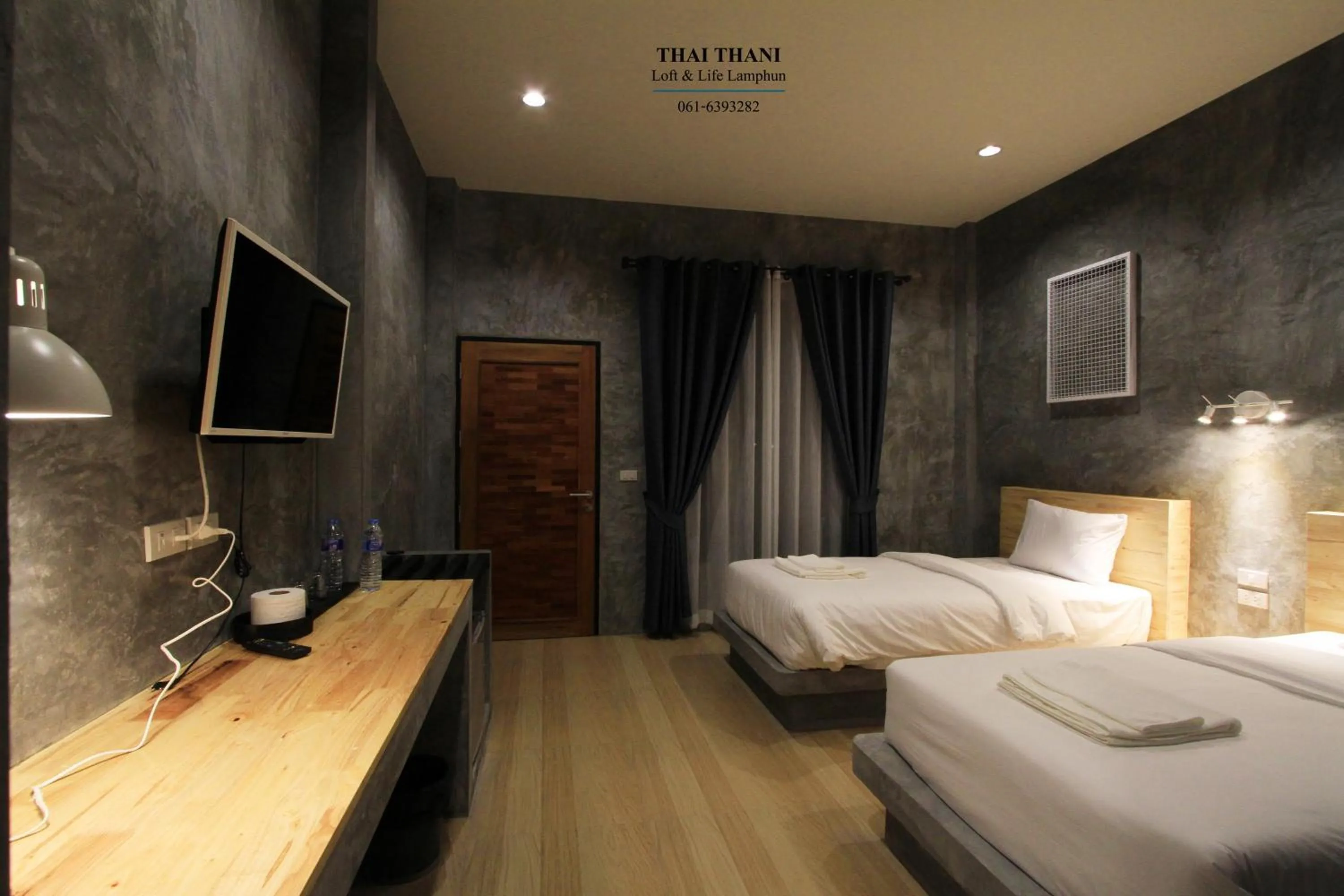 Twin Room with Garden View in THAI THANI Loft & Life Lamphun