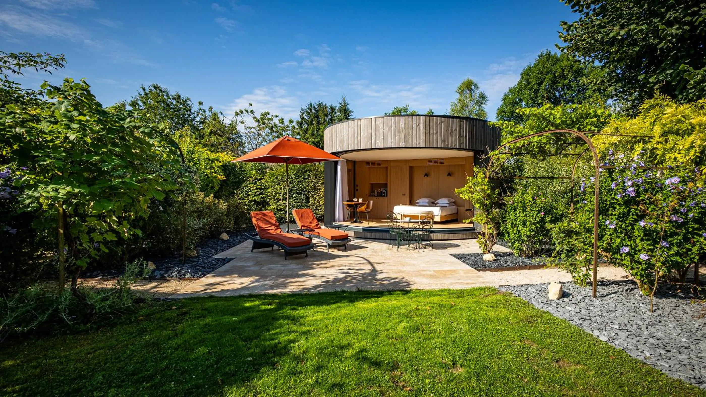 Suite with Garden View in Château de Courban and Spa Nuxe