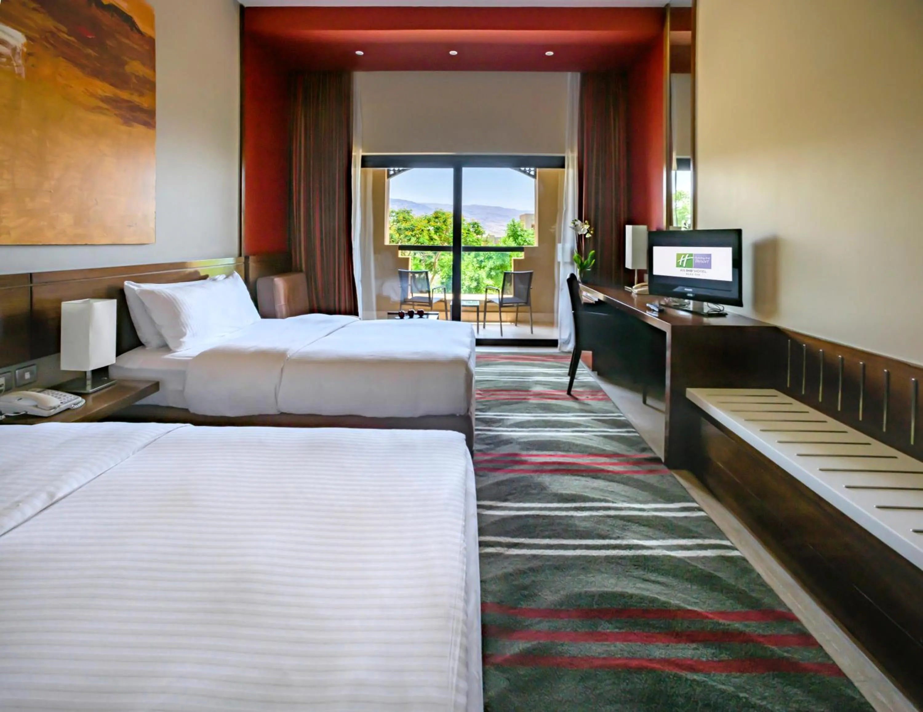 Standard Twin Room with Pool View - Smoking in Holiday Inn Resort Dead Sea by IHG