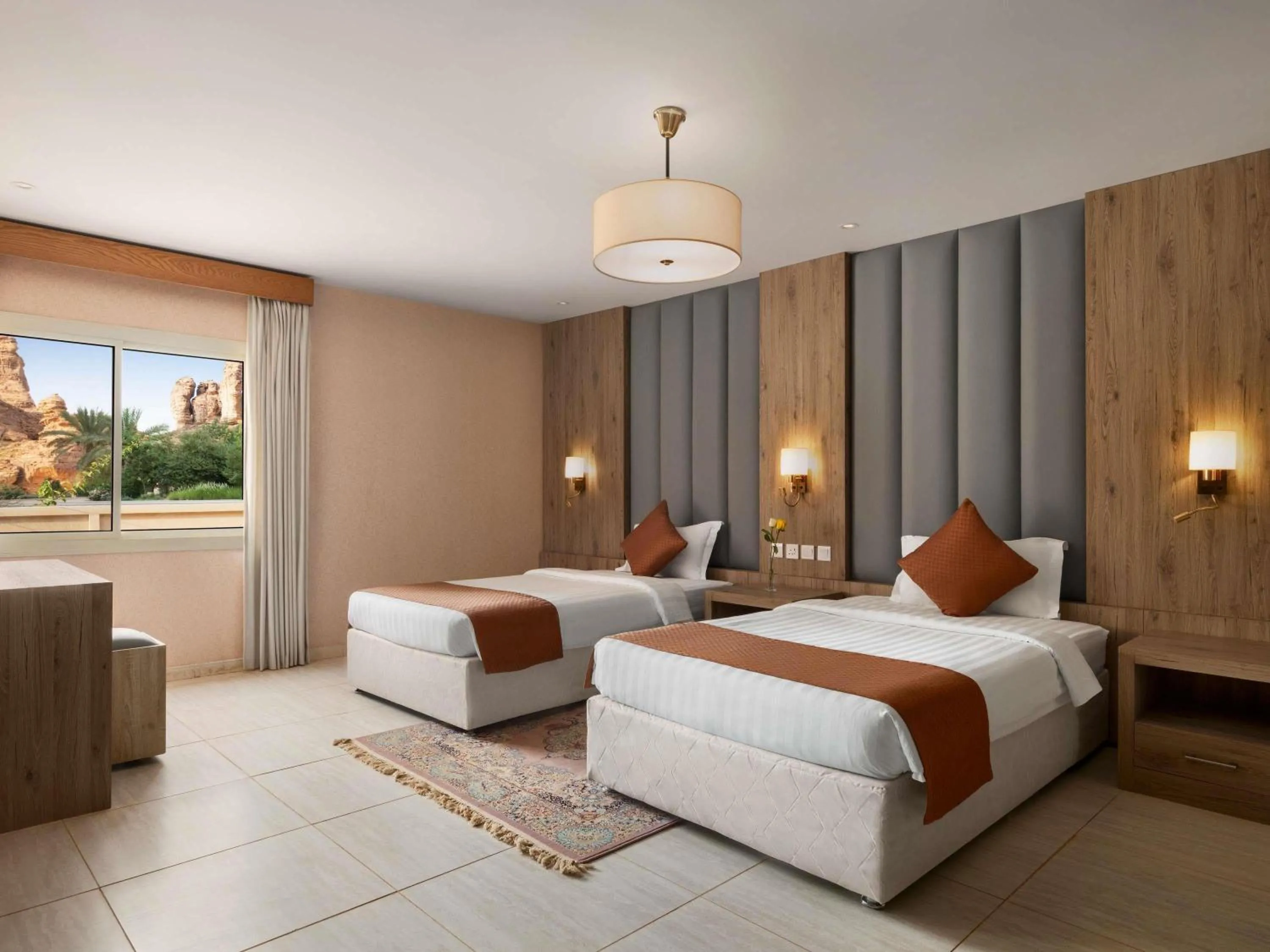 Desert Horizon Room, 2 Single Beds in Shaden Resort