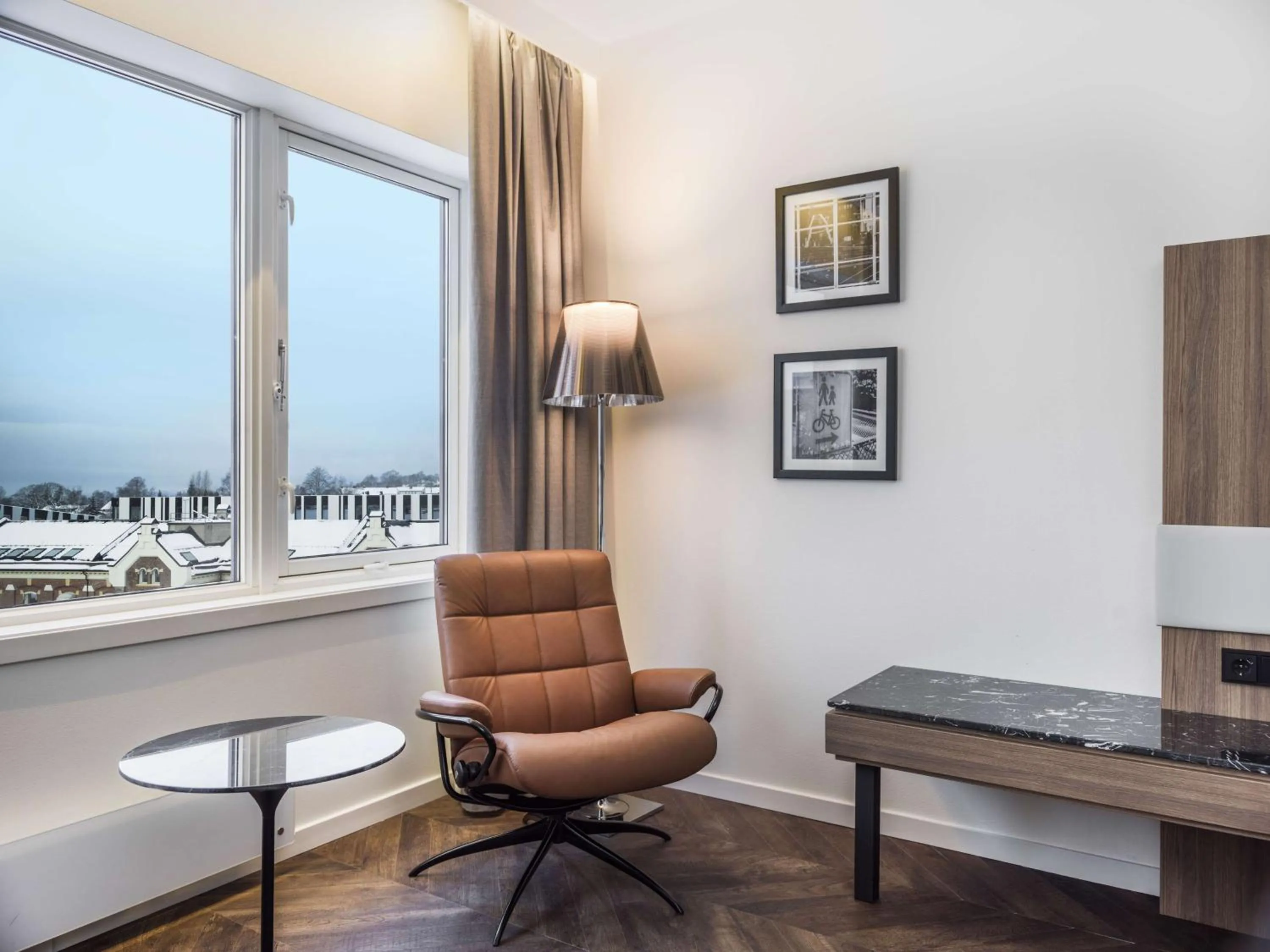 Superior Room with River view in Radisson Blu Hotel Nydalen, Oslo