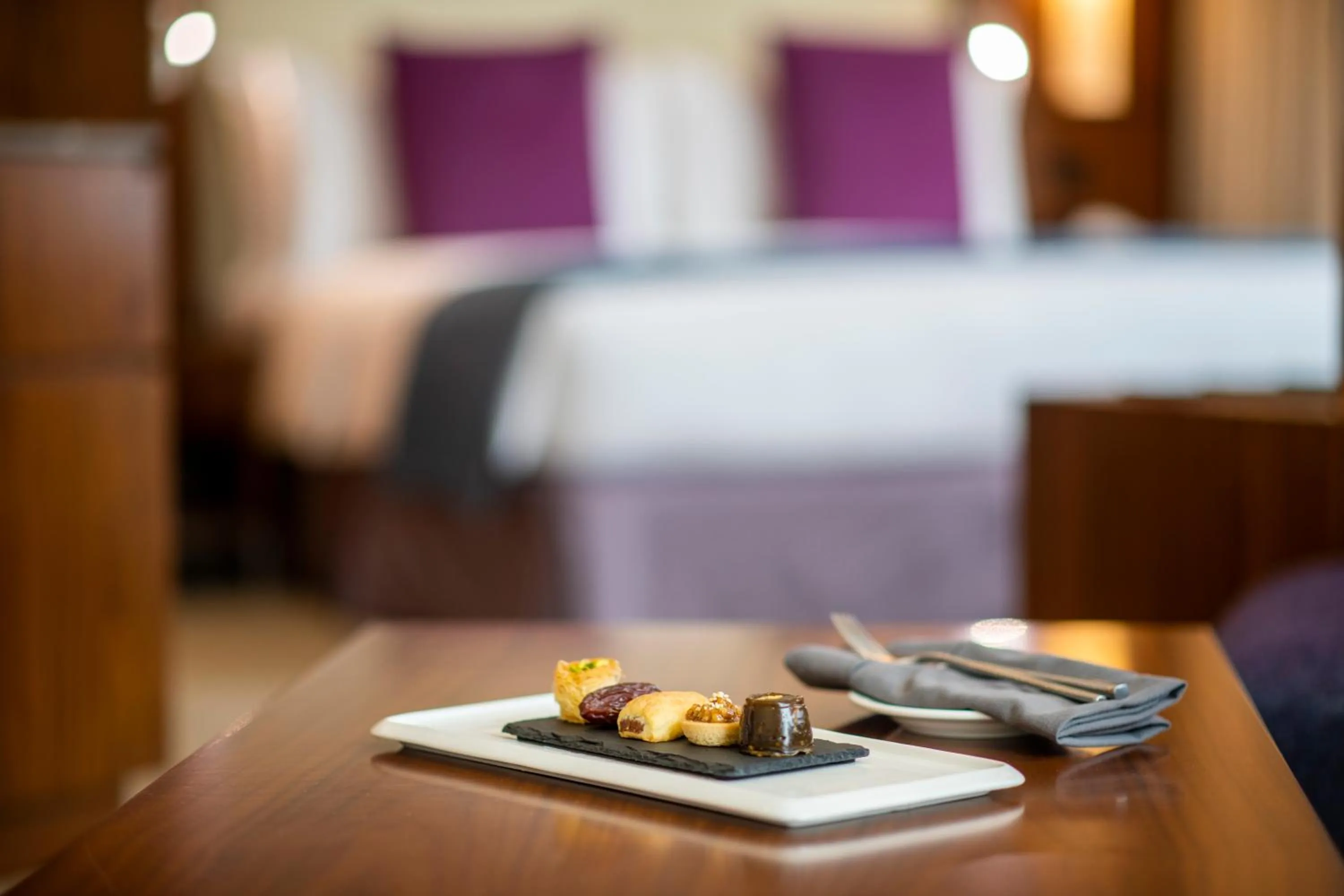 One-Bedroom King Suite with Pool View in Crowne Plaza Muscat OCEC by IHG