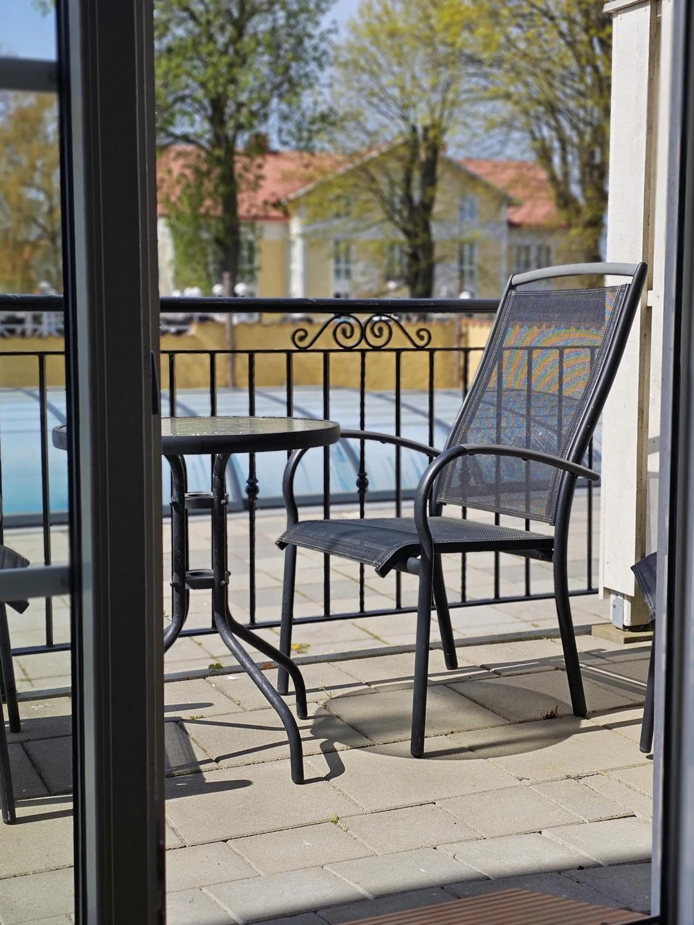 Classic Double Room with Balcony - single occupancy in Hotel Skansen