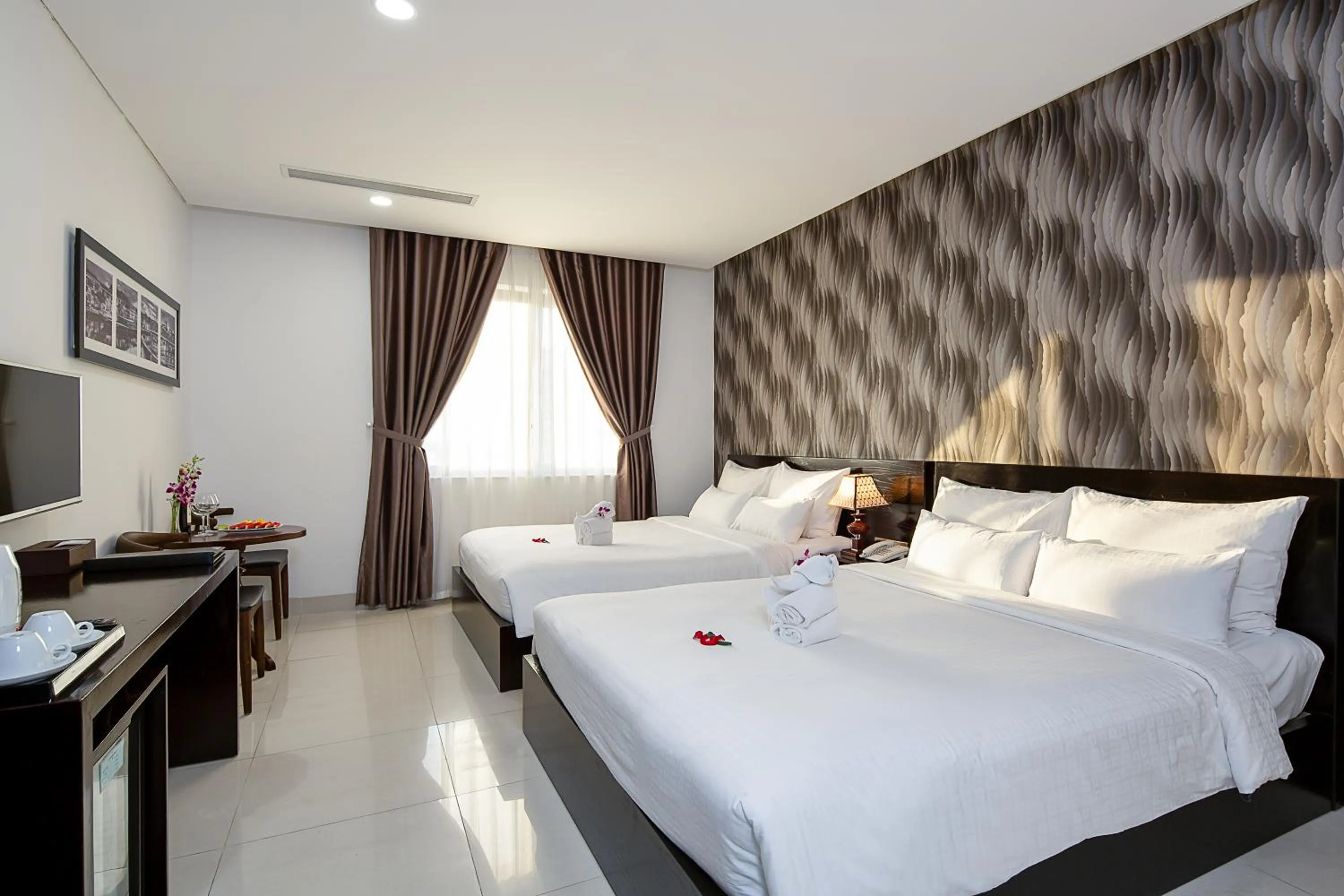 Executive Queen Room with Two Queen Beds in Dylan Hotel Danang