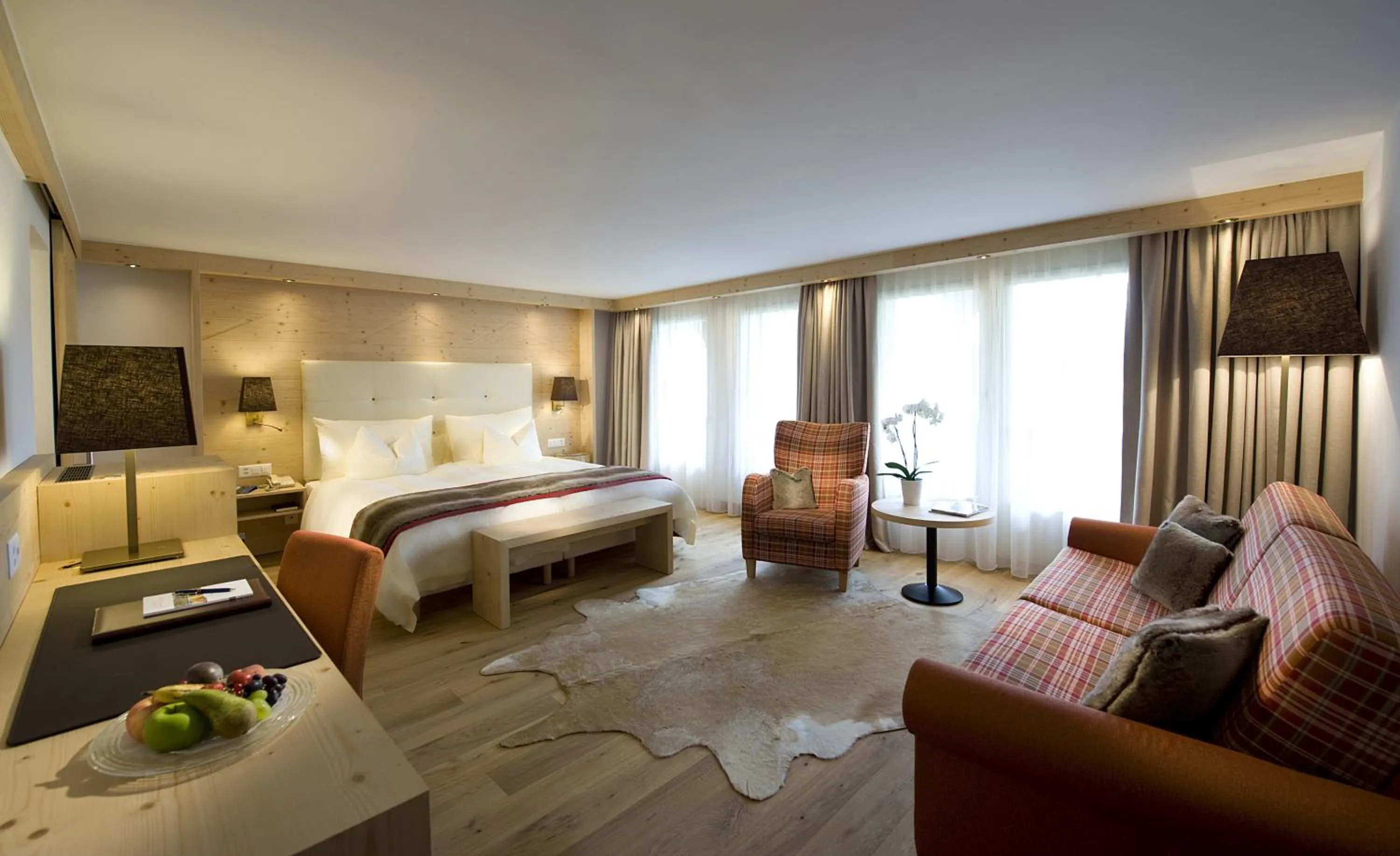 Junior Suite - single occupancy in GOLFHOTEL Les Hauts de Gstaad & SPA