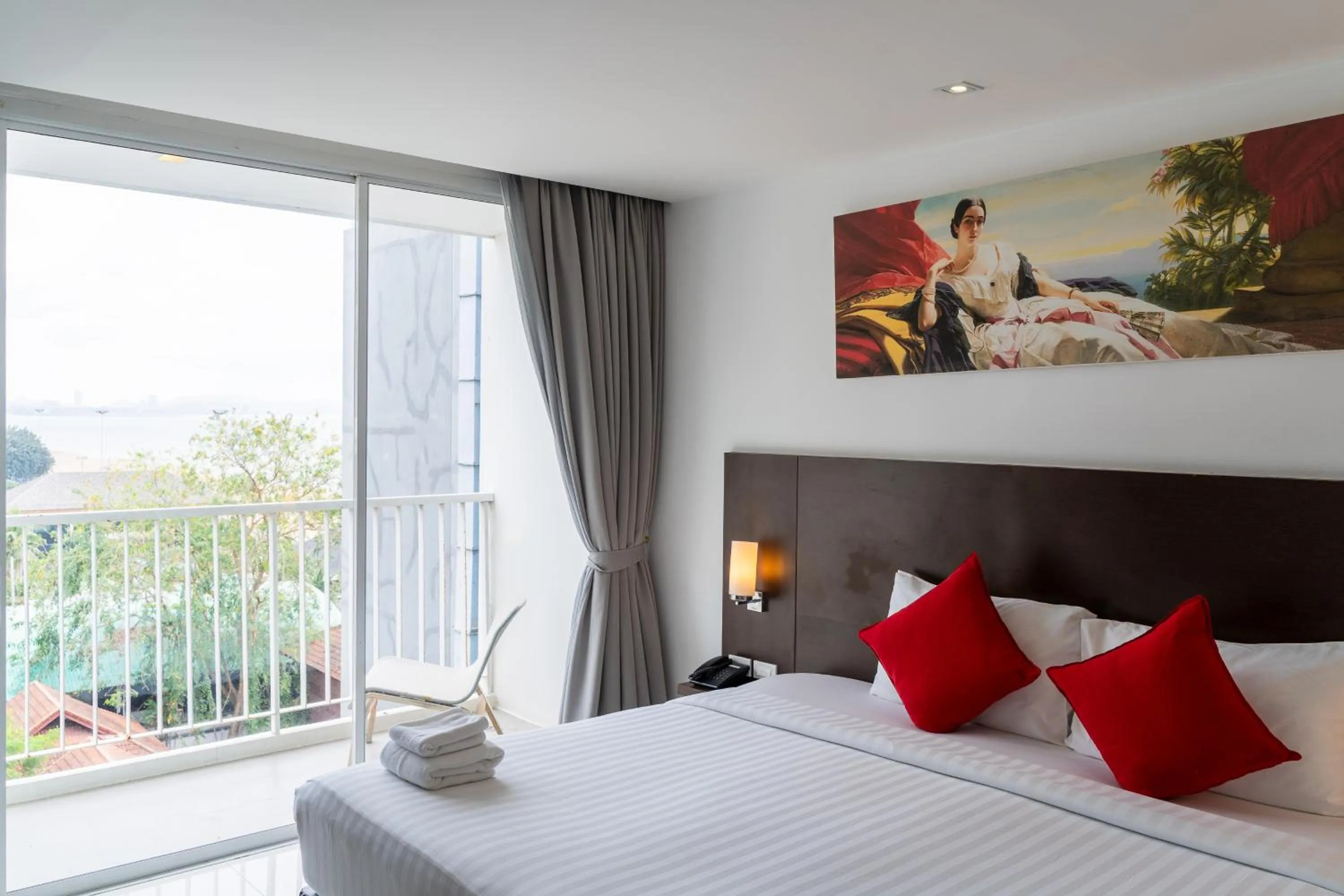 Double or Twin Room with Partial Sea View in Rodina Beach Hotel