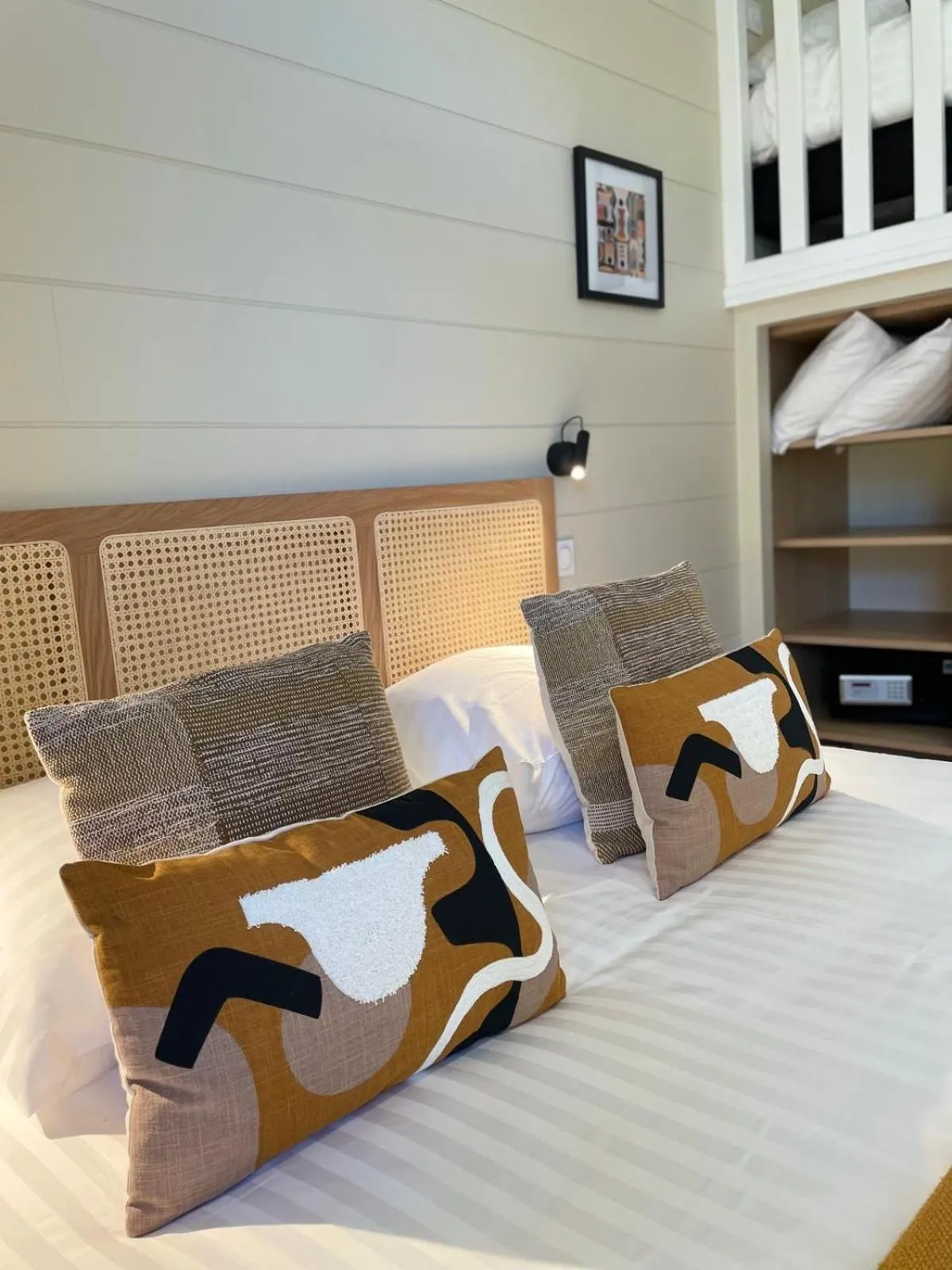 Family Room with Garden View and Terrace in Hôtel Les Costans, The Originals Relais