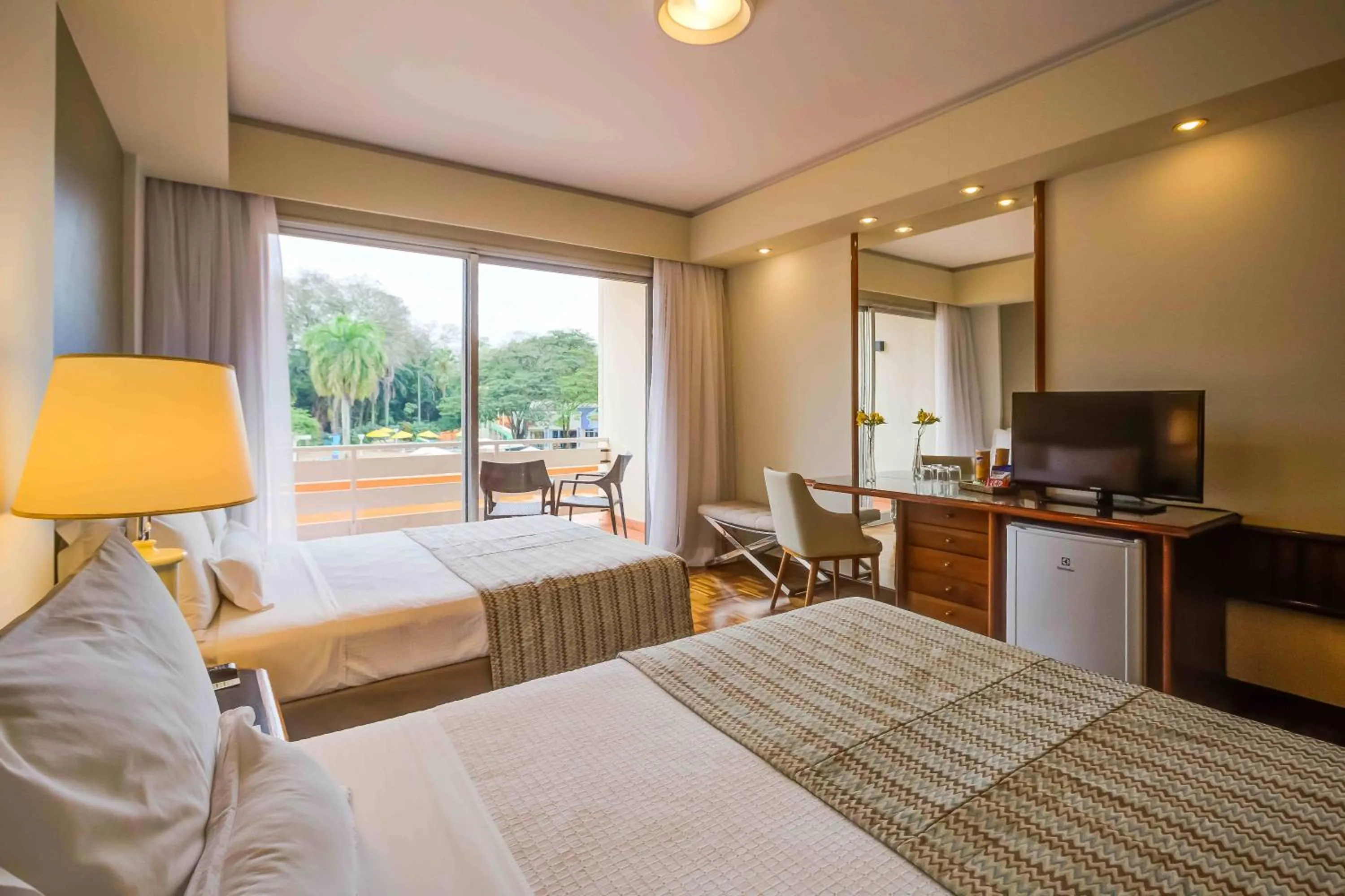 Superior Double Room with Pool View in Bourbon Thermas Eco Resort Cataratas do Iguacu
