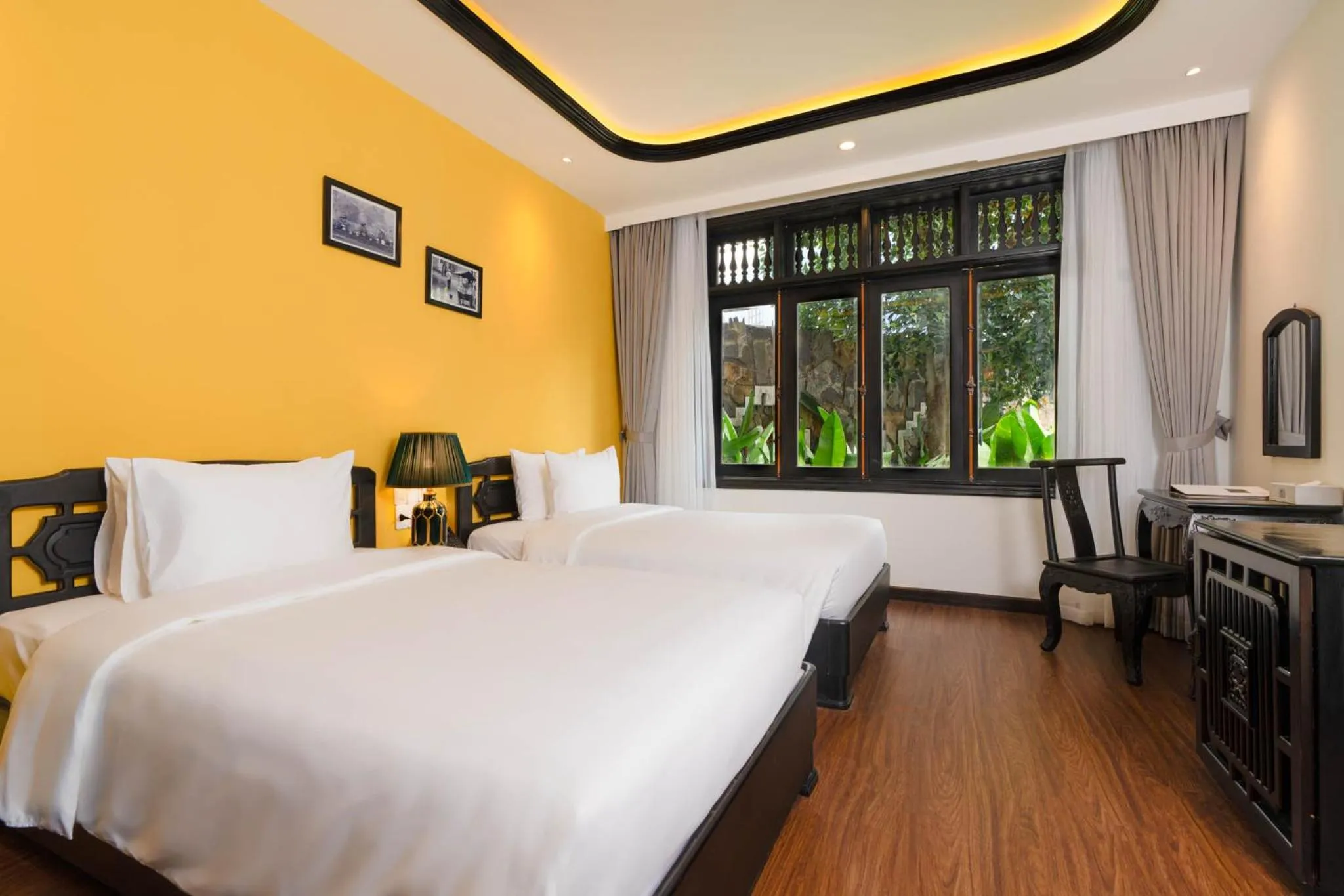 Superior Twin Room with Garden View in Lantern Boutique Hoi An