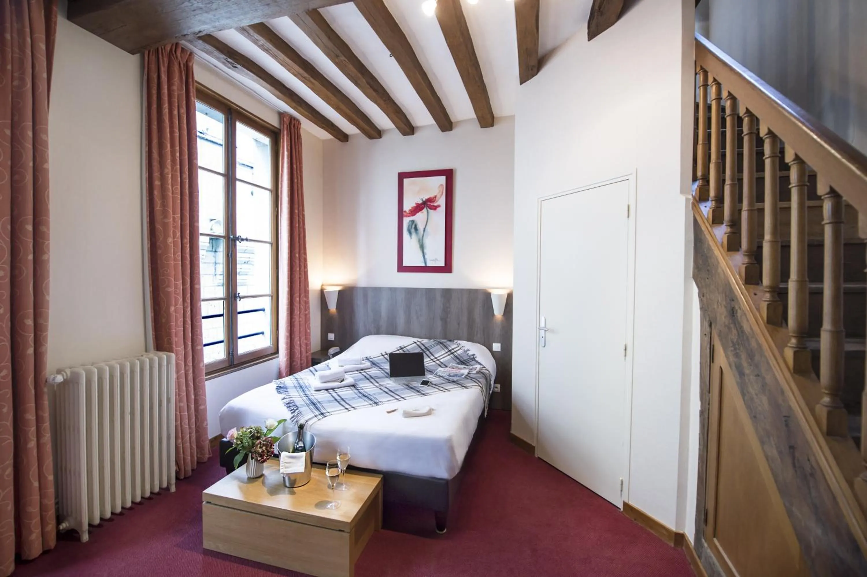 Duplex Room in Cristal Hôtel Restaurant - Logis Hotels