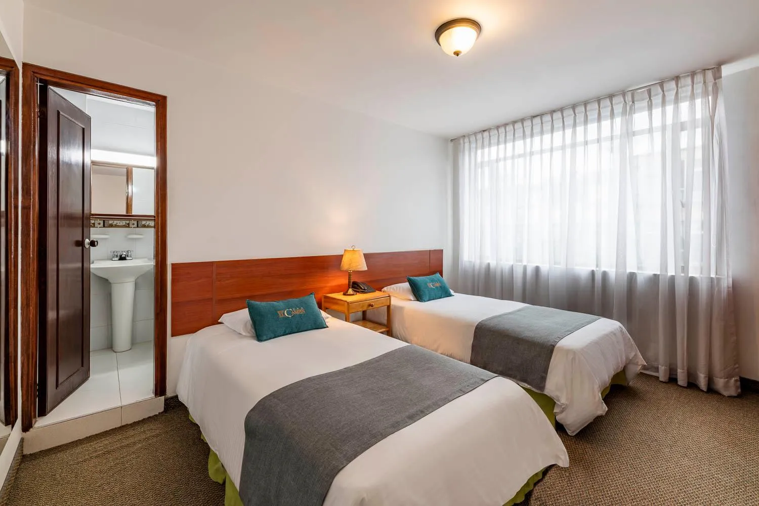 Twin Room in Hotel El Campin