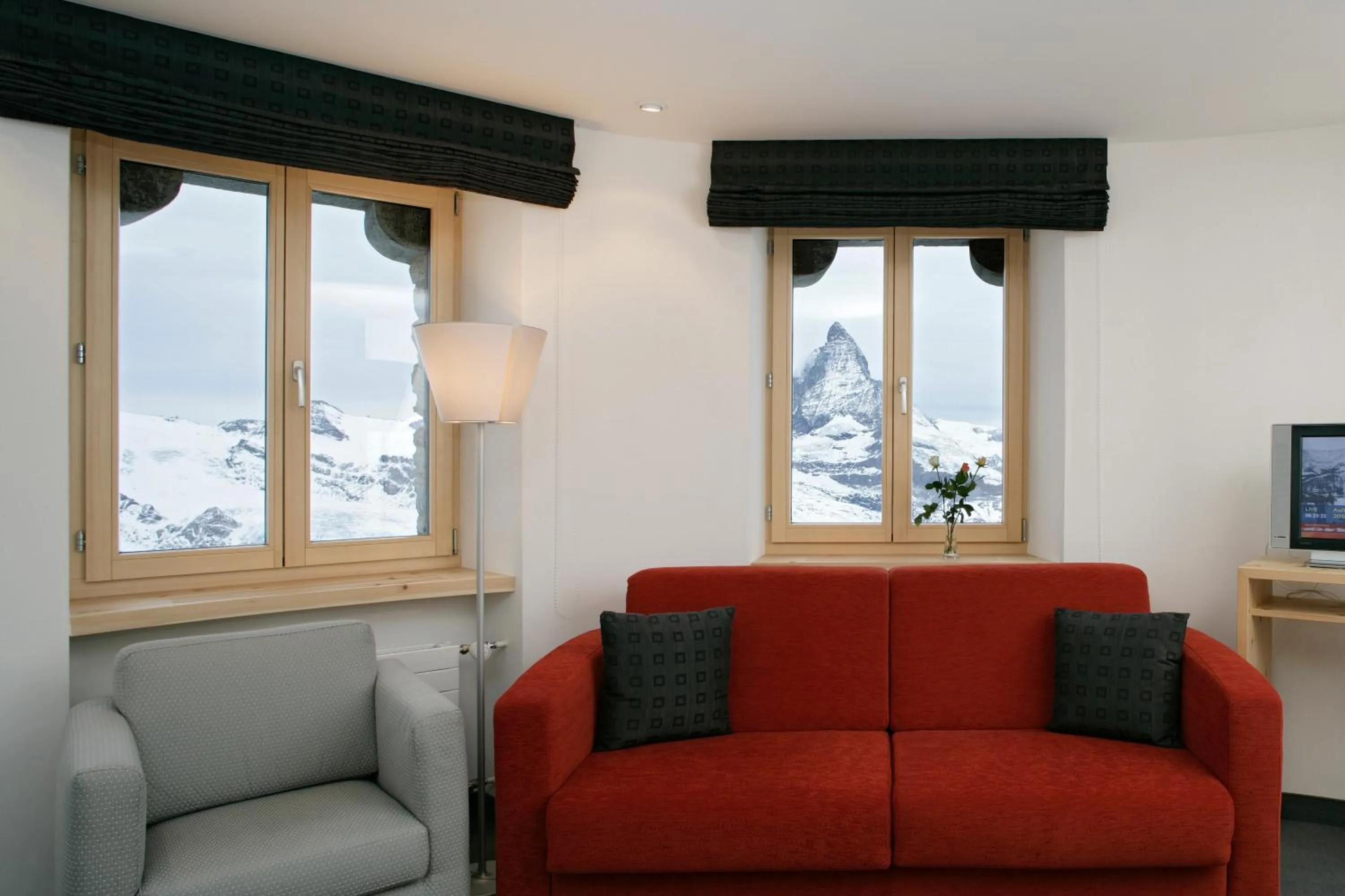 Junior Suite Monte Rosa with Matterhorn View in 3100 Kulmhotel Gornergrat