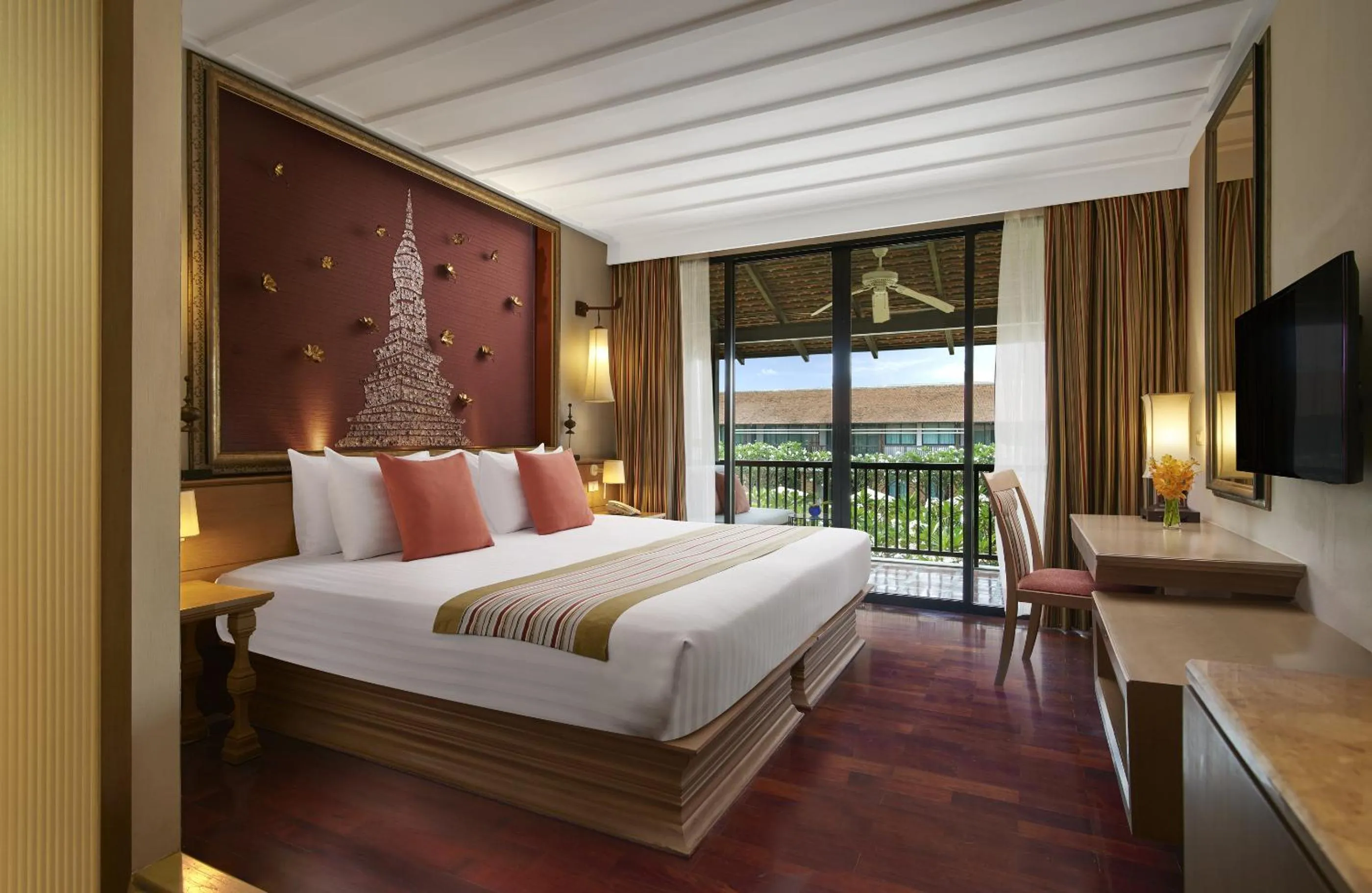 Superior King Room with Pool View in Sukhothai Heritage Resort