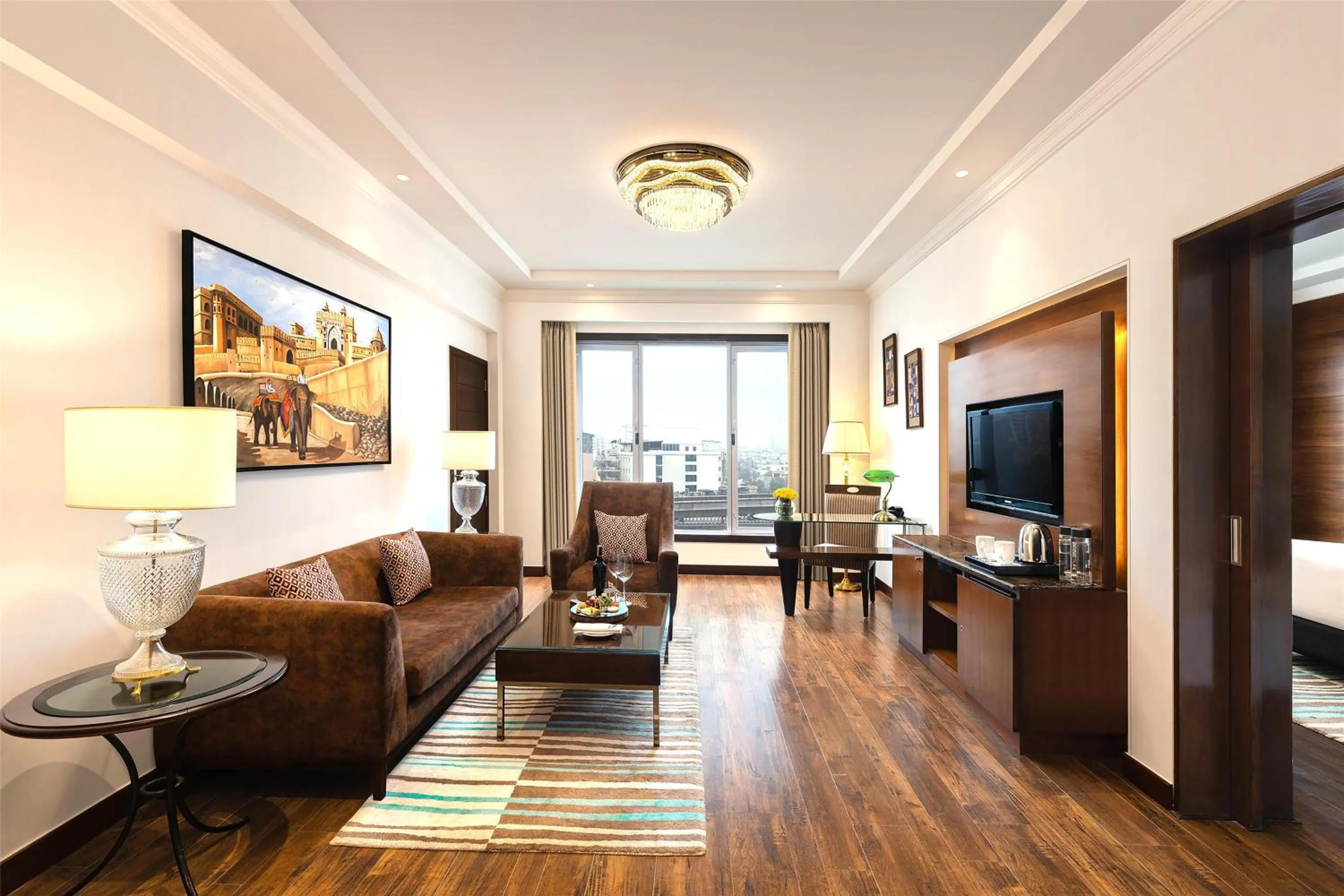 Suite: (2 Way Airport Transfer, Enjoy Happy Hours 1+1 offer on Alcoholic Beverages 12 Pm-6 PM, Soft Beverages ,Laundry service) - single occupancy in Radisson Jaipur City Center