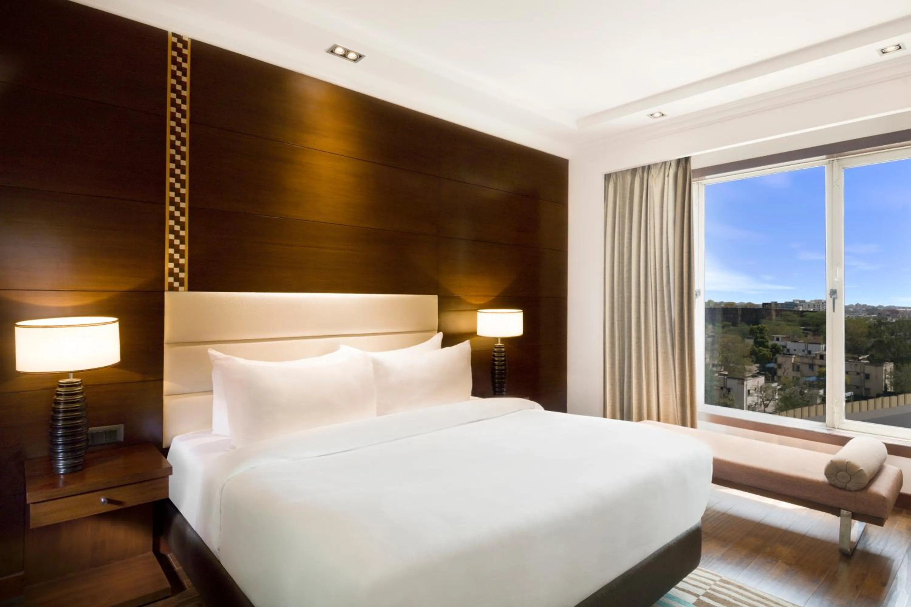 Junior Suite: (1 Way Airport Transfer, Enjoy Happy Hours 1+1 offer on Alcoholic Beverages 12 Pm-6 PM, Soft Beverages ,Laundry service) - single occupancy in Radisson Jaipur City Center