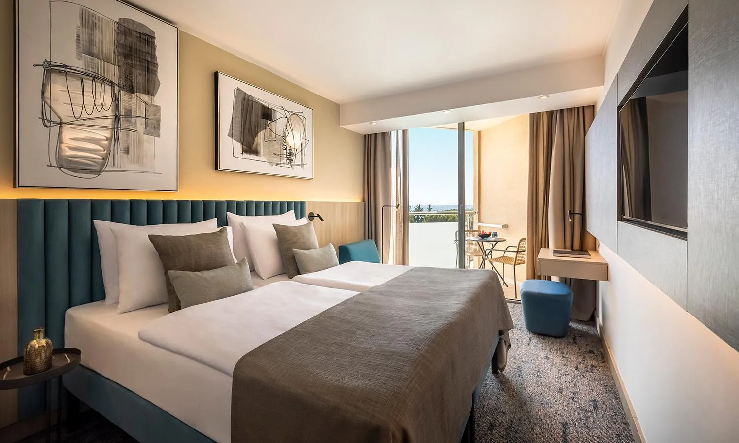 Superior Double Room with Seaside Balcony  - single occupancy in Aminess Vival Maestral Hotel