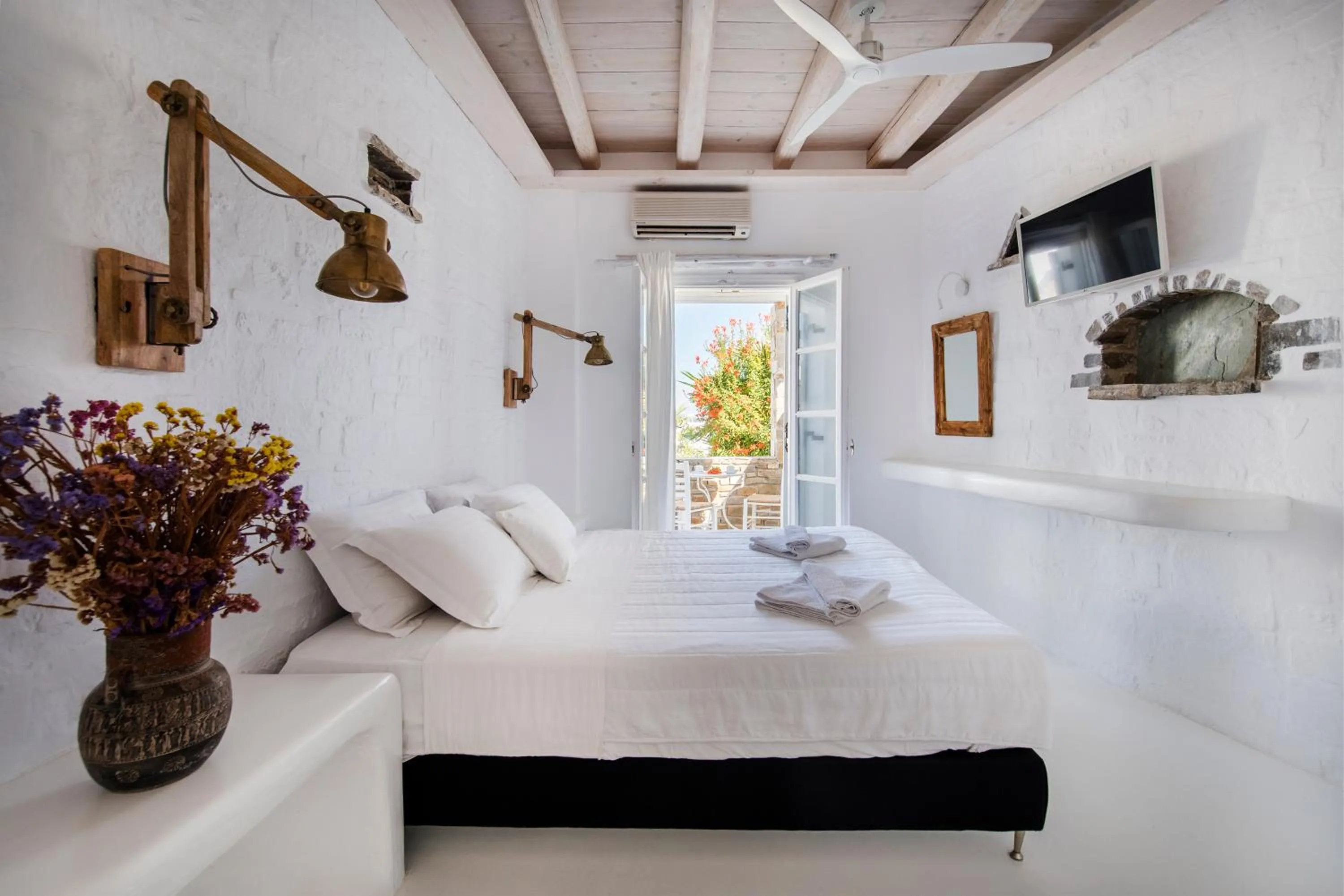 Premium Double Room with Pool View in Zefi Hotel & Suites