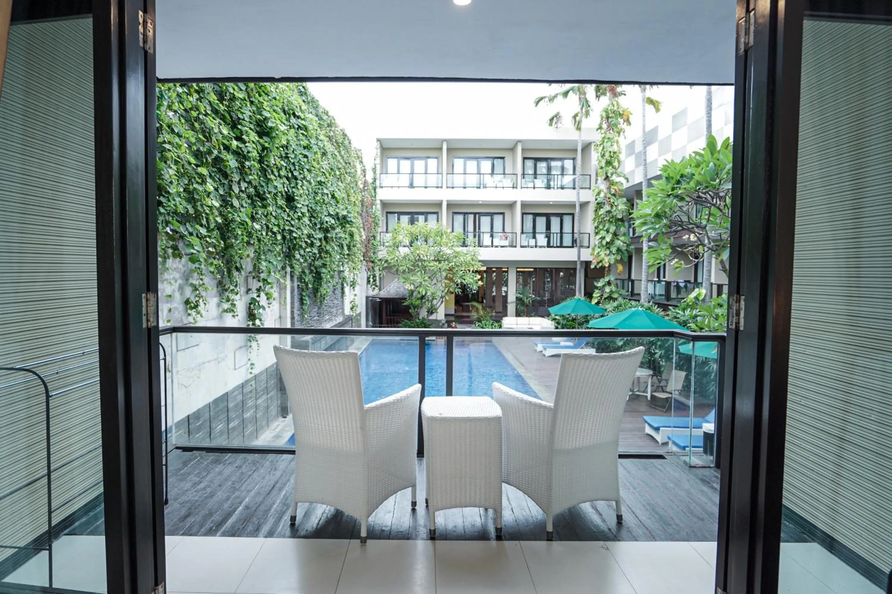 Superior Double or Twin Room with Pool View in Dekuta