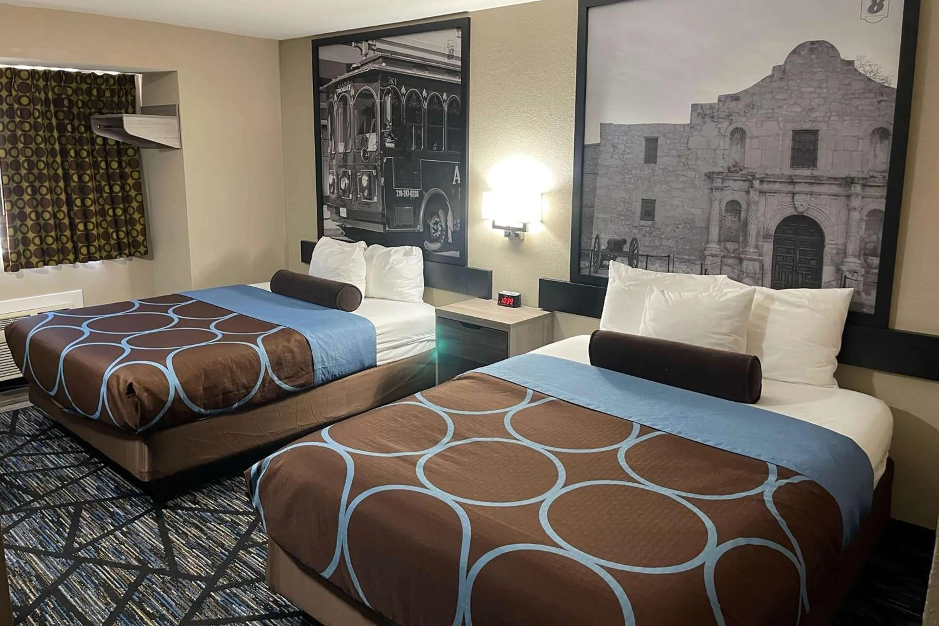 Queen Room with Two Queen Beds - Non-Smoking in Super 8 by Wyndham San Antonio Downtown NE