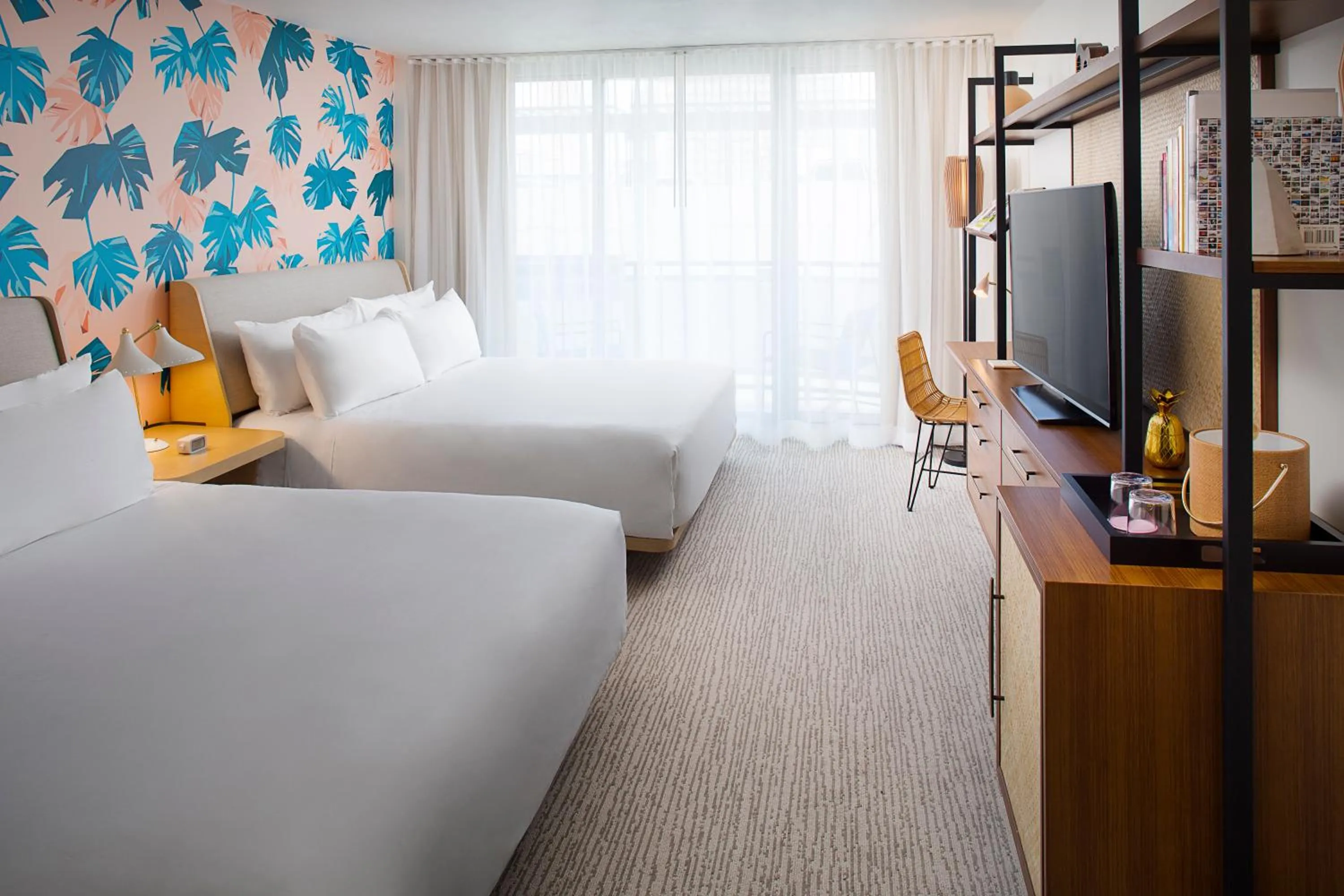 Deluxe Room, 2 King Beds, Balcony  in The Laylow Waikiki, Autograph Collection