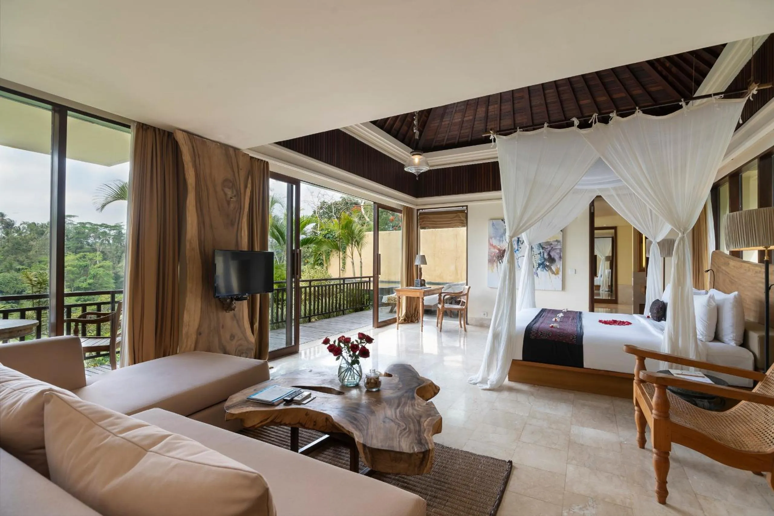 Premiere One-Bedroom Valley  Pool Villa in Komaneka at Tanggayuda Ubud