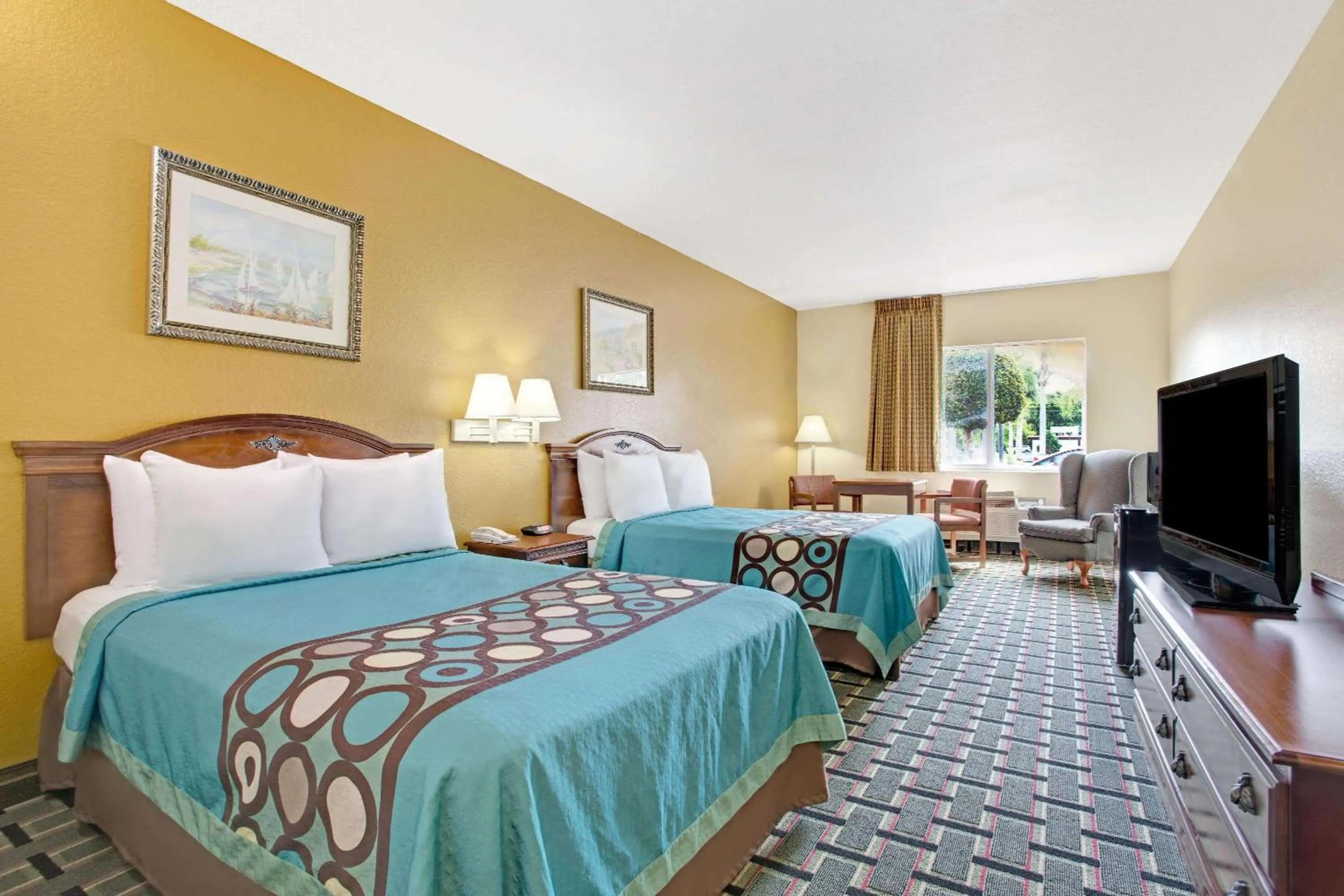 Double Room with Two Double Beds - Non-Smoking in Super 8 by Wyndham Daytona Beach