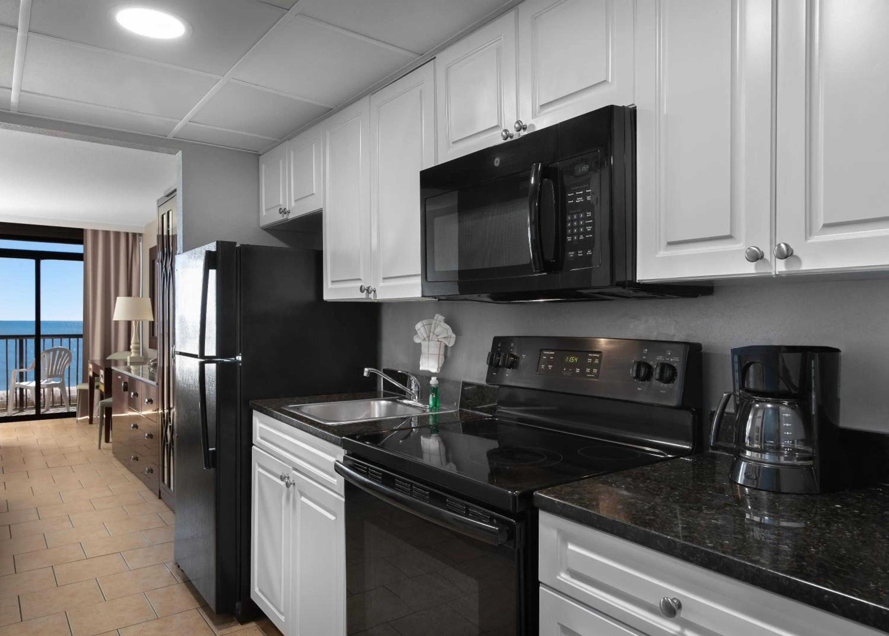 Oceanfront Room with Two Double Beds in Hotel Blue