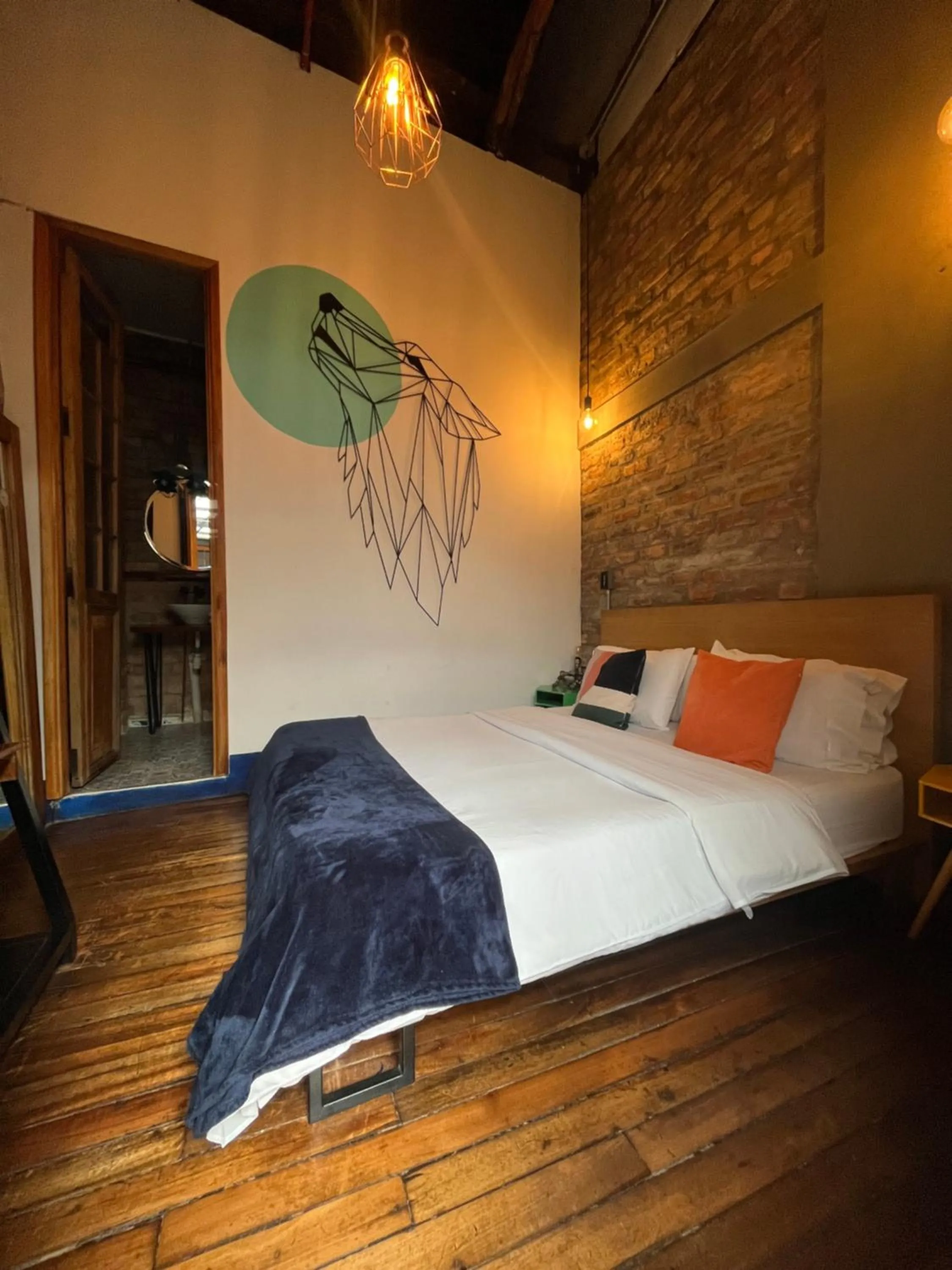 Small Double Room in Socialtel Candelaria Bogotá