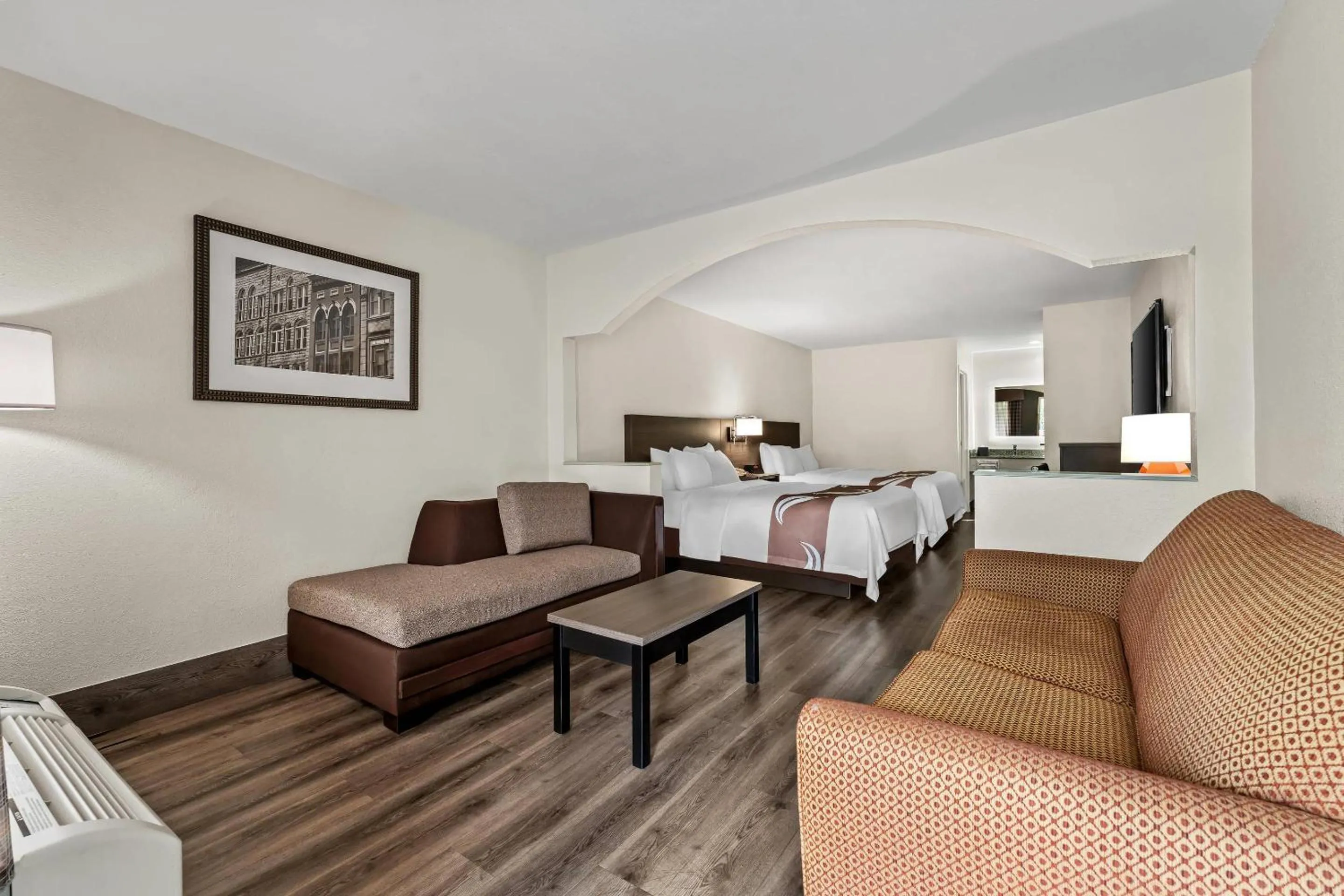 Queen Suite with Two Queen Beds in Quality Inn & Suites near Robins Air Force Base