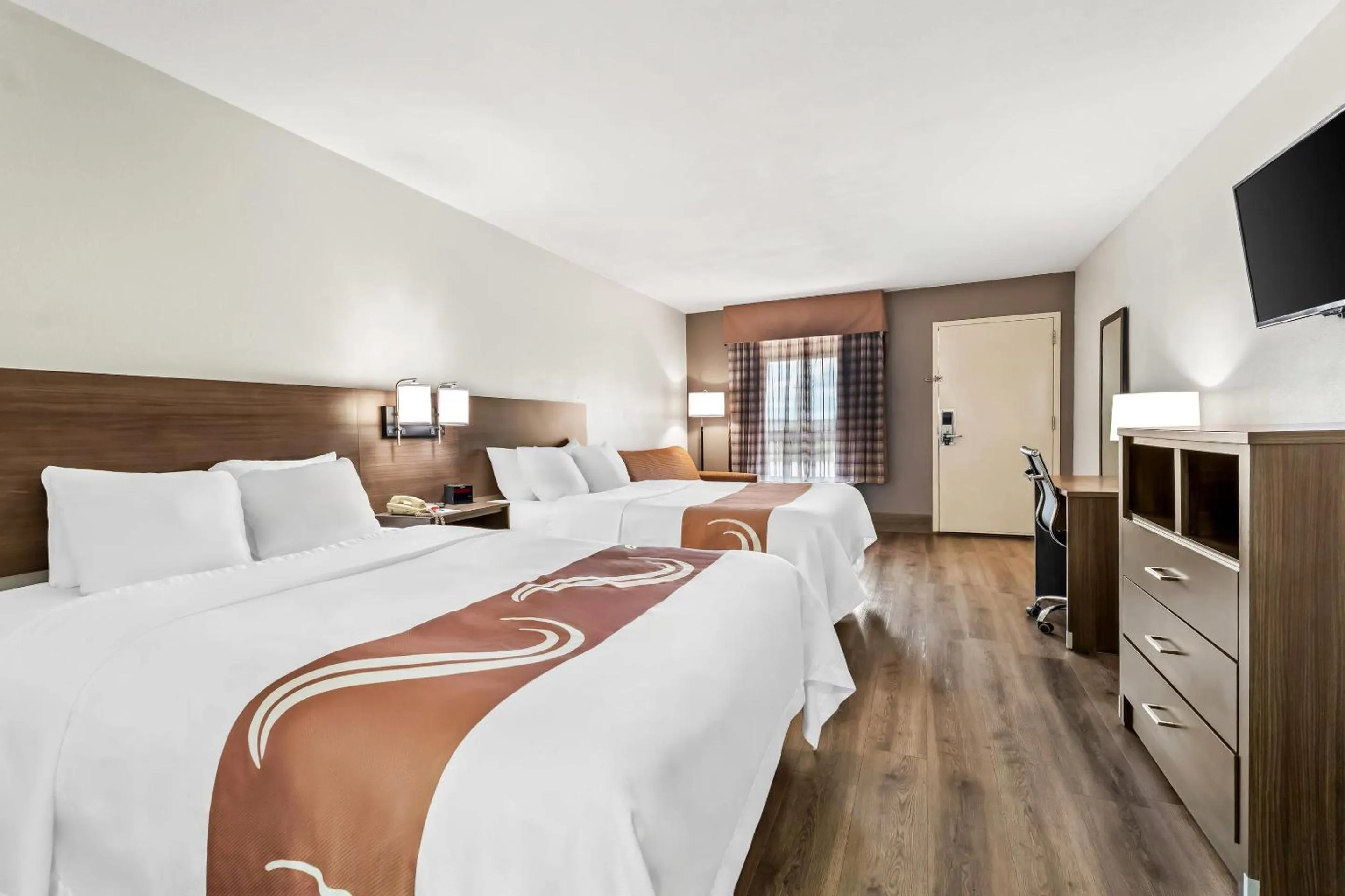 Queen Room with Two Queen Beds - Smoking in Quality Inn & Suites near Robins Air Force Base