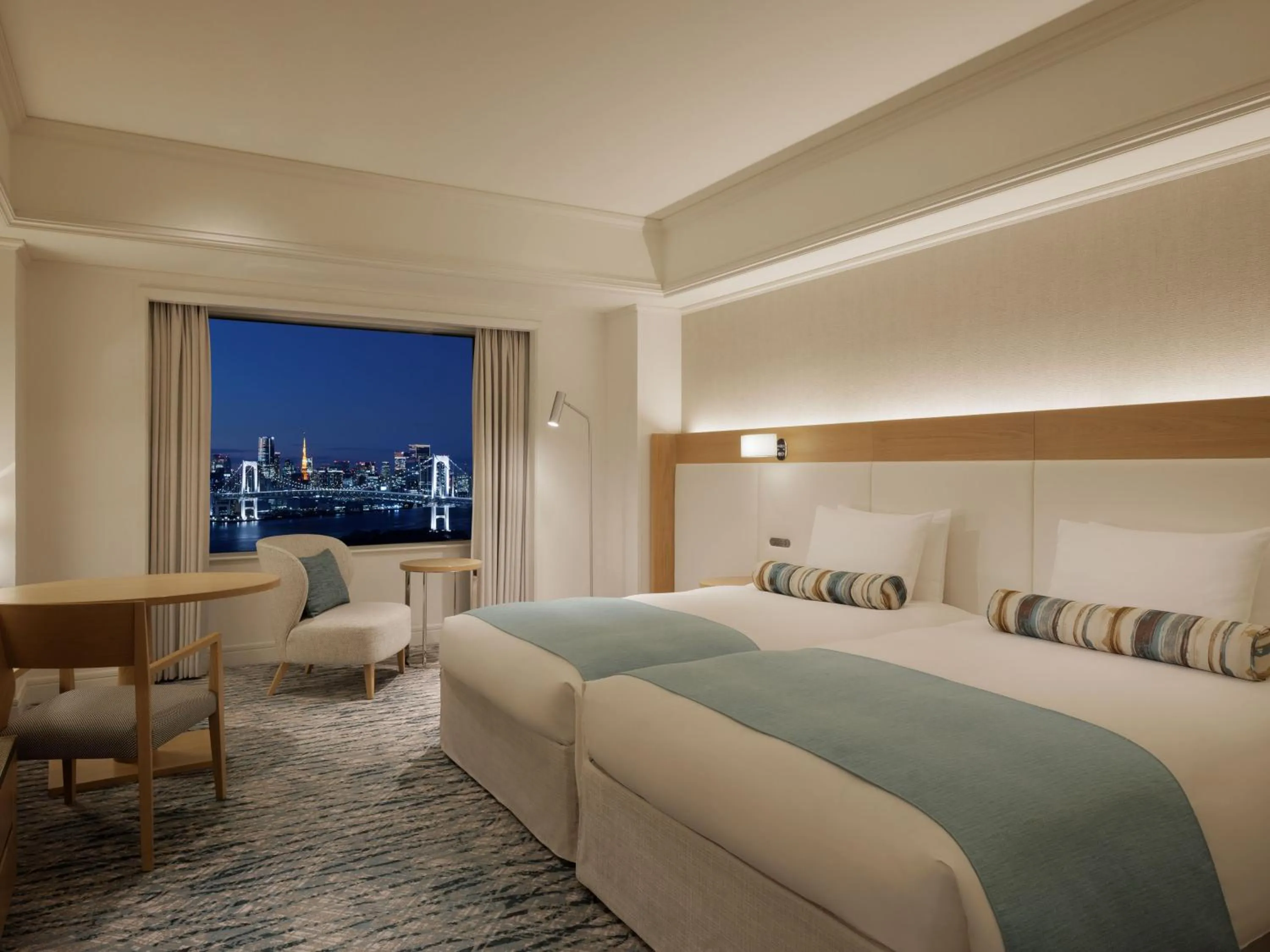 Premier Floor Deluxe Twin Room - Non Smoking - Rainbow Bridge Side in Grand Nikko Tokyo Daiba