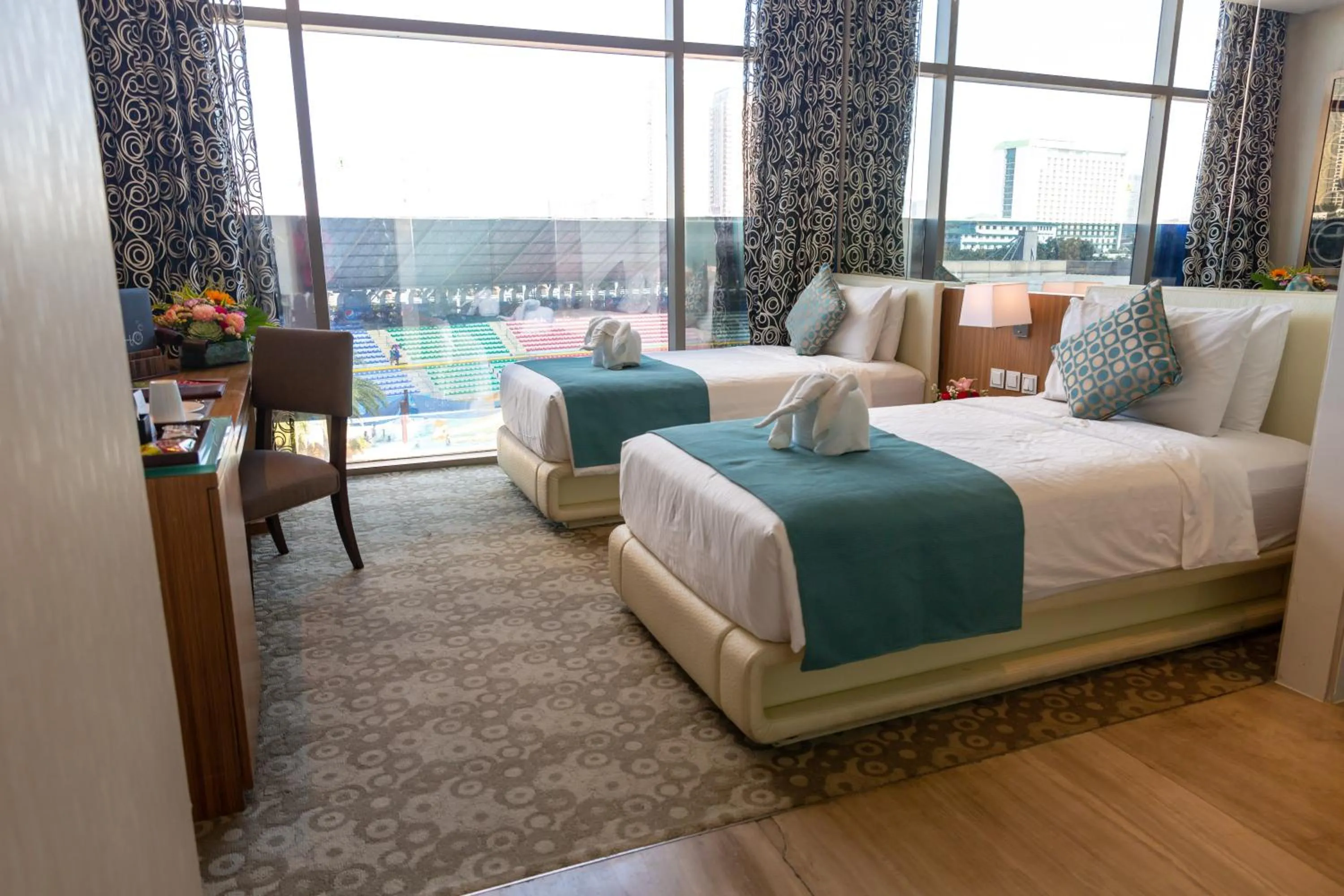 Twin Room with Park View in Hotel H2O