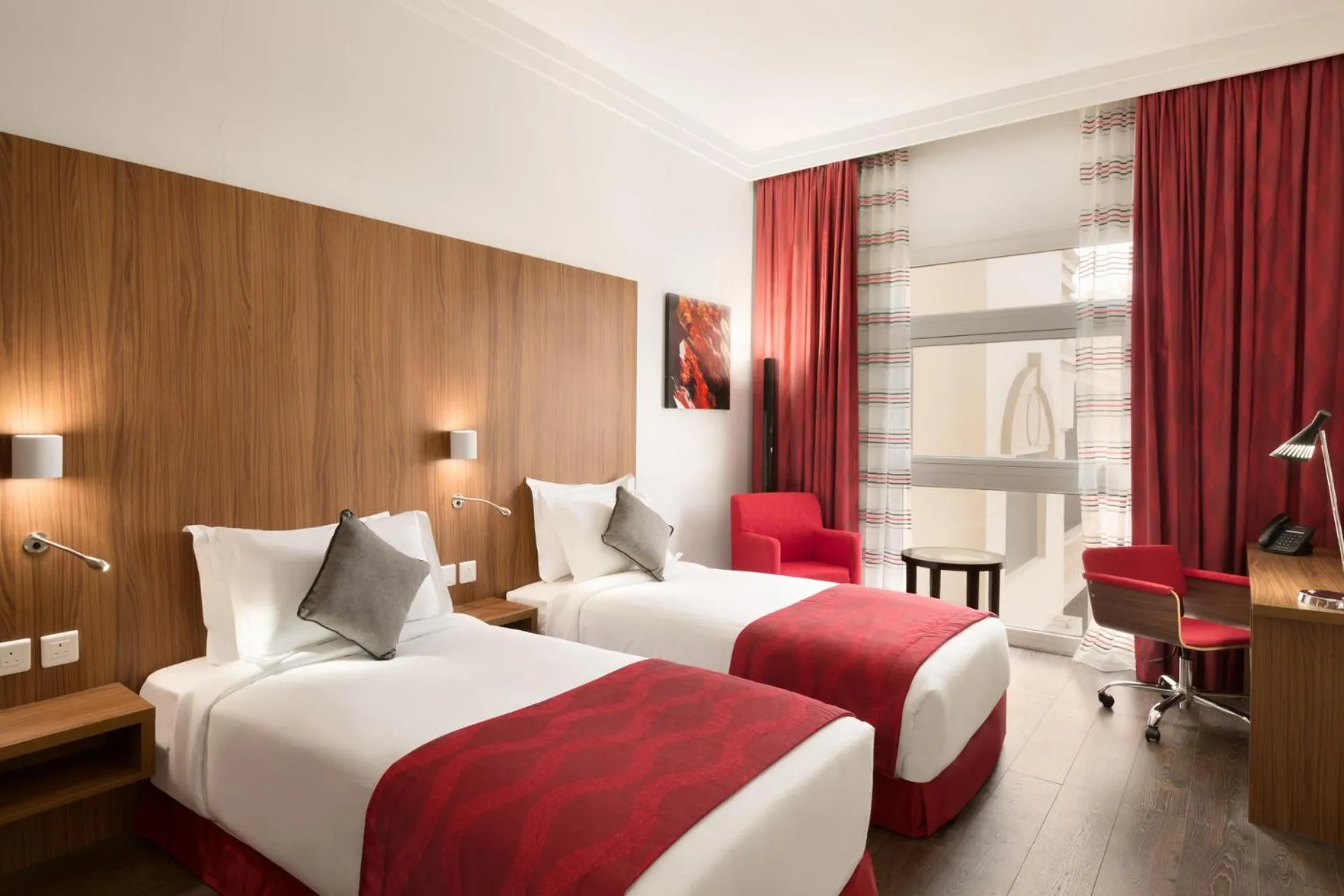 Twin Room with Two Twin Beds - Non-Smoking in Ramada Encore Al Khobar Olaya