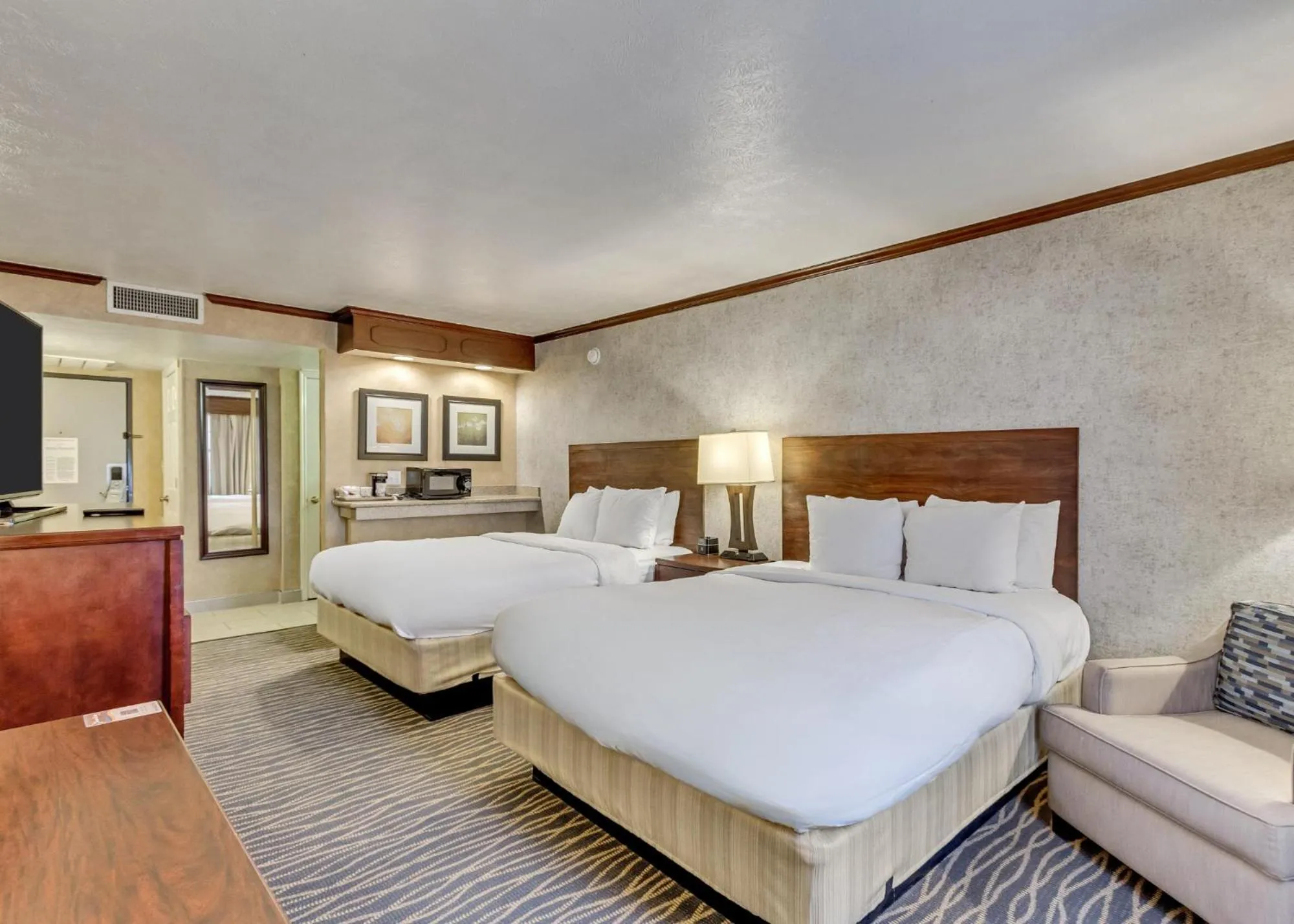 Premium Queen Room with Two Queen Beds - Non-Smoking in Radisson Hotel Salt Lake City Airport