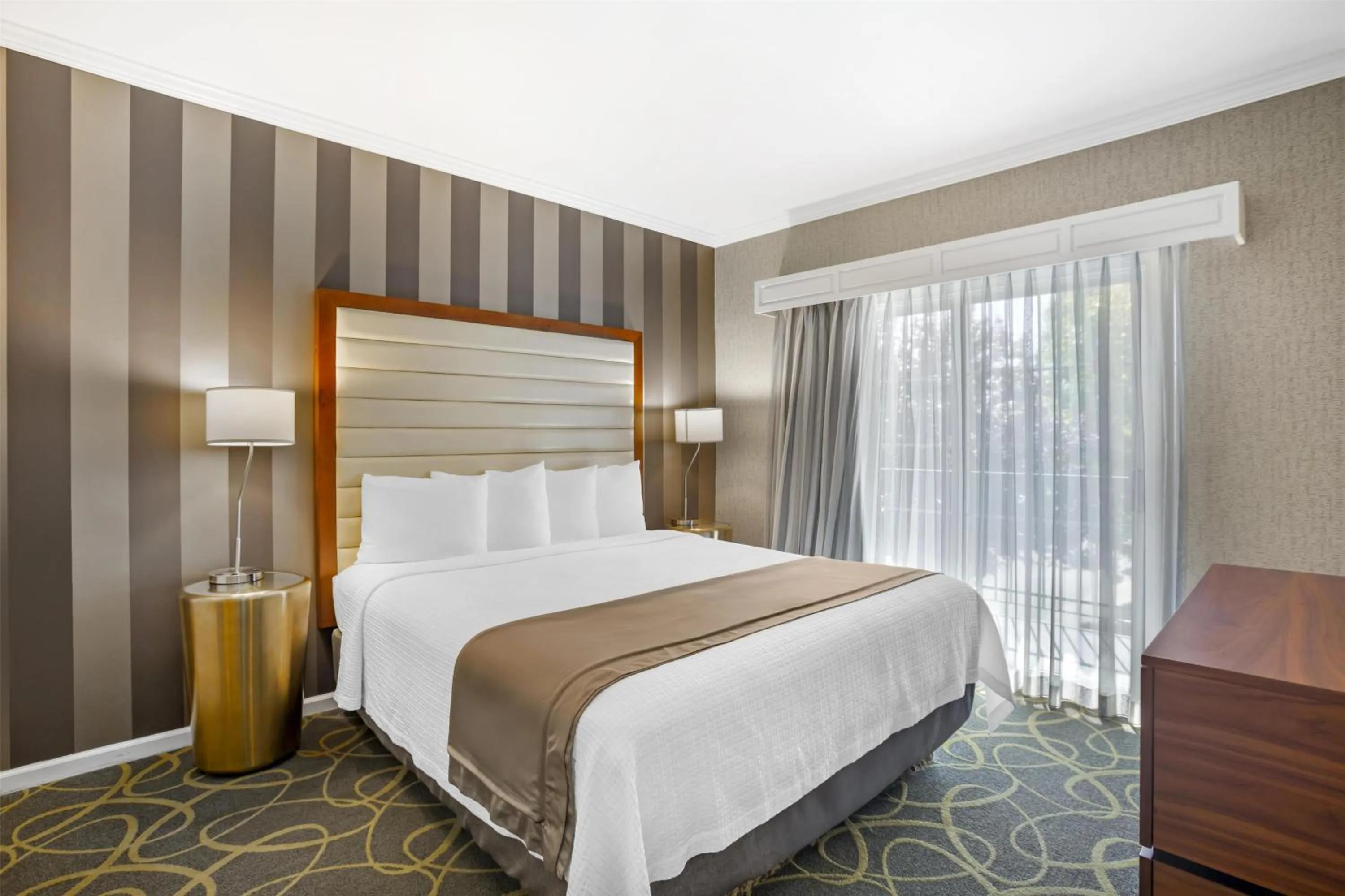 Queen Suite with Roll-In Shower and Sofa Bed - Mobility/Hearing Accessible/Non-Smoking in Best Western Plus Dixon Davis