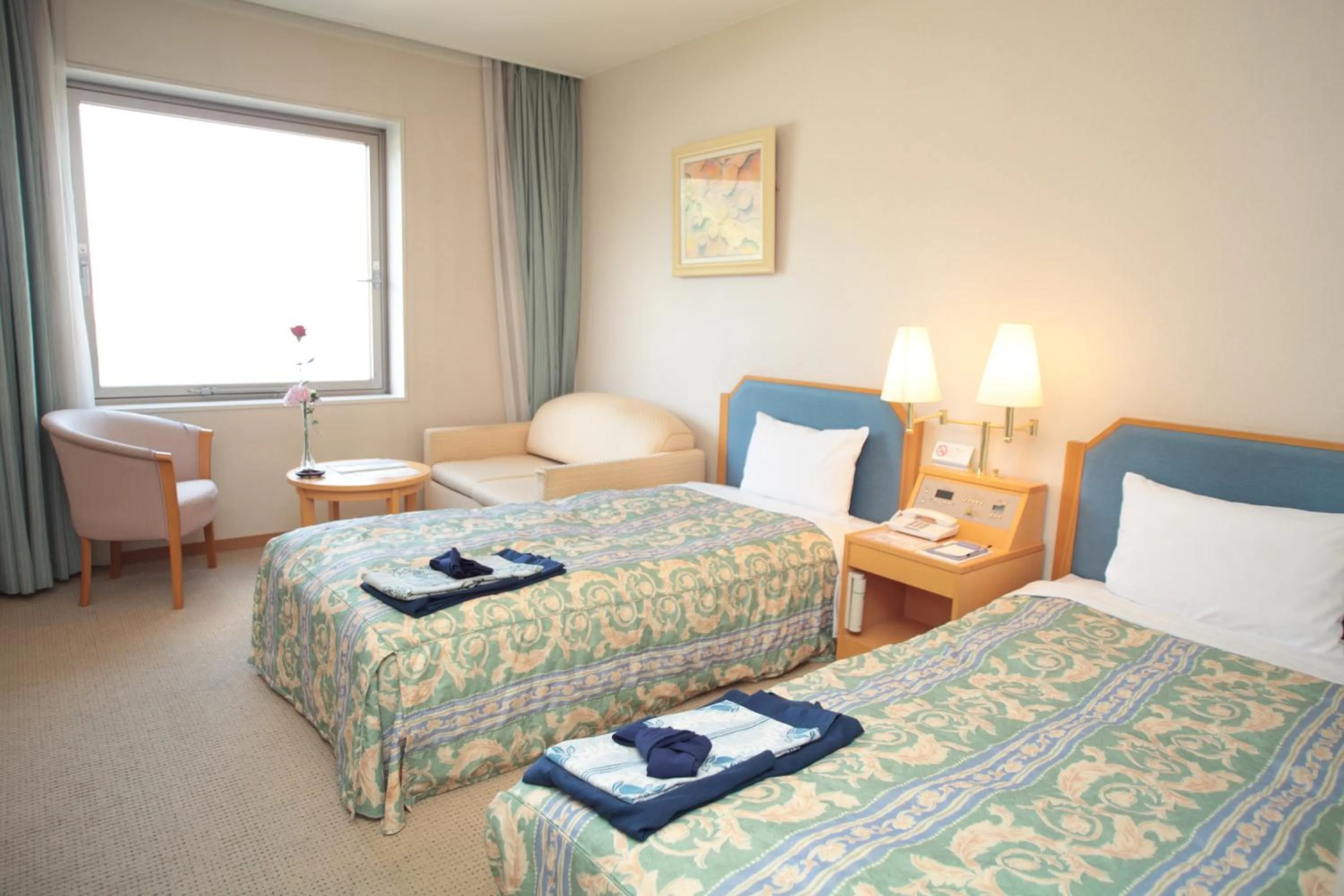 Twin Room - single occupancy - Disability Access in Cent Core Yamaguchi