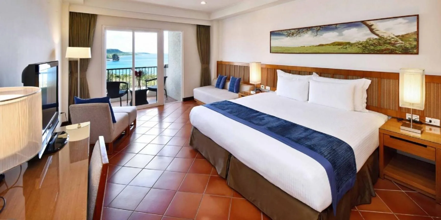 Luxurious Honeymoon Room with Sea View in Fullon Resort Kending