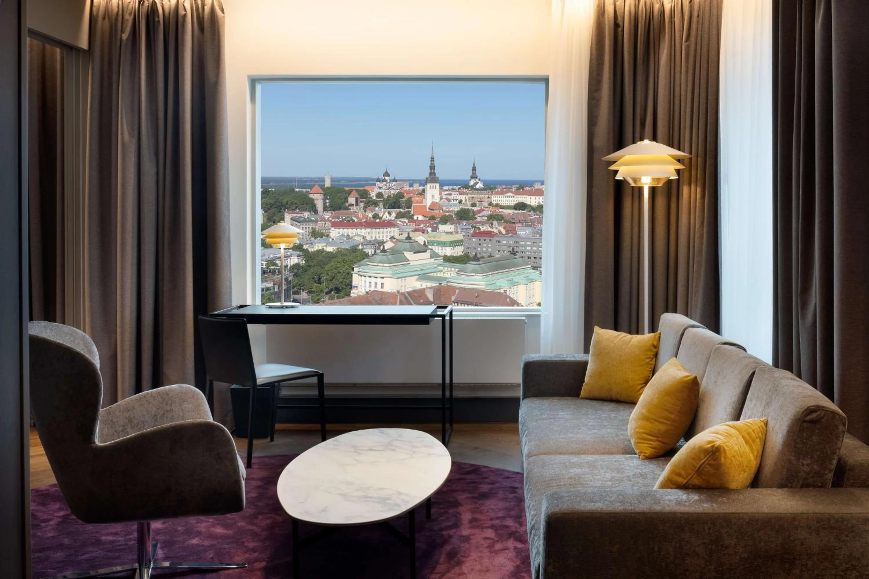 Suite with Old Town and Sea View in Radisson Collection Hotel, Tallinn