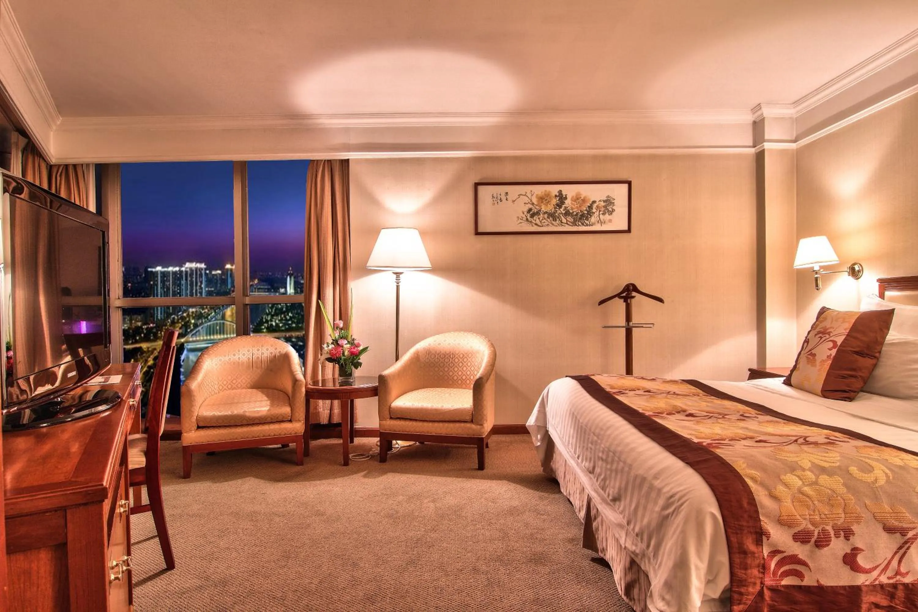 Standard Double Room with River View in Citic Ningbo International Hotel